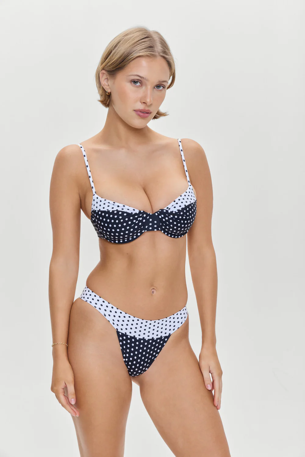 Nick Cheeky Bikini Bottom - Classic Polka Dot - Image 7