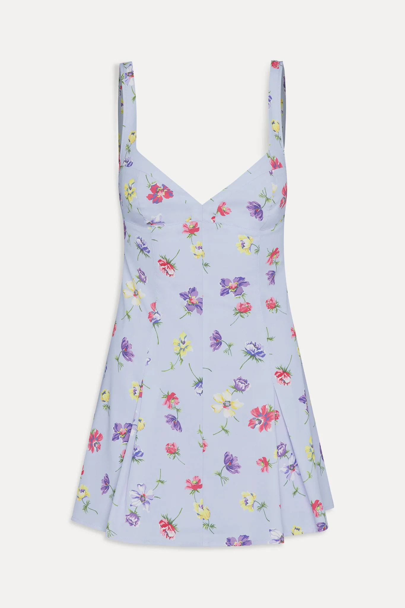 Siren Floral Mini Dress - Fresh Florals - Image 3