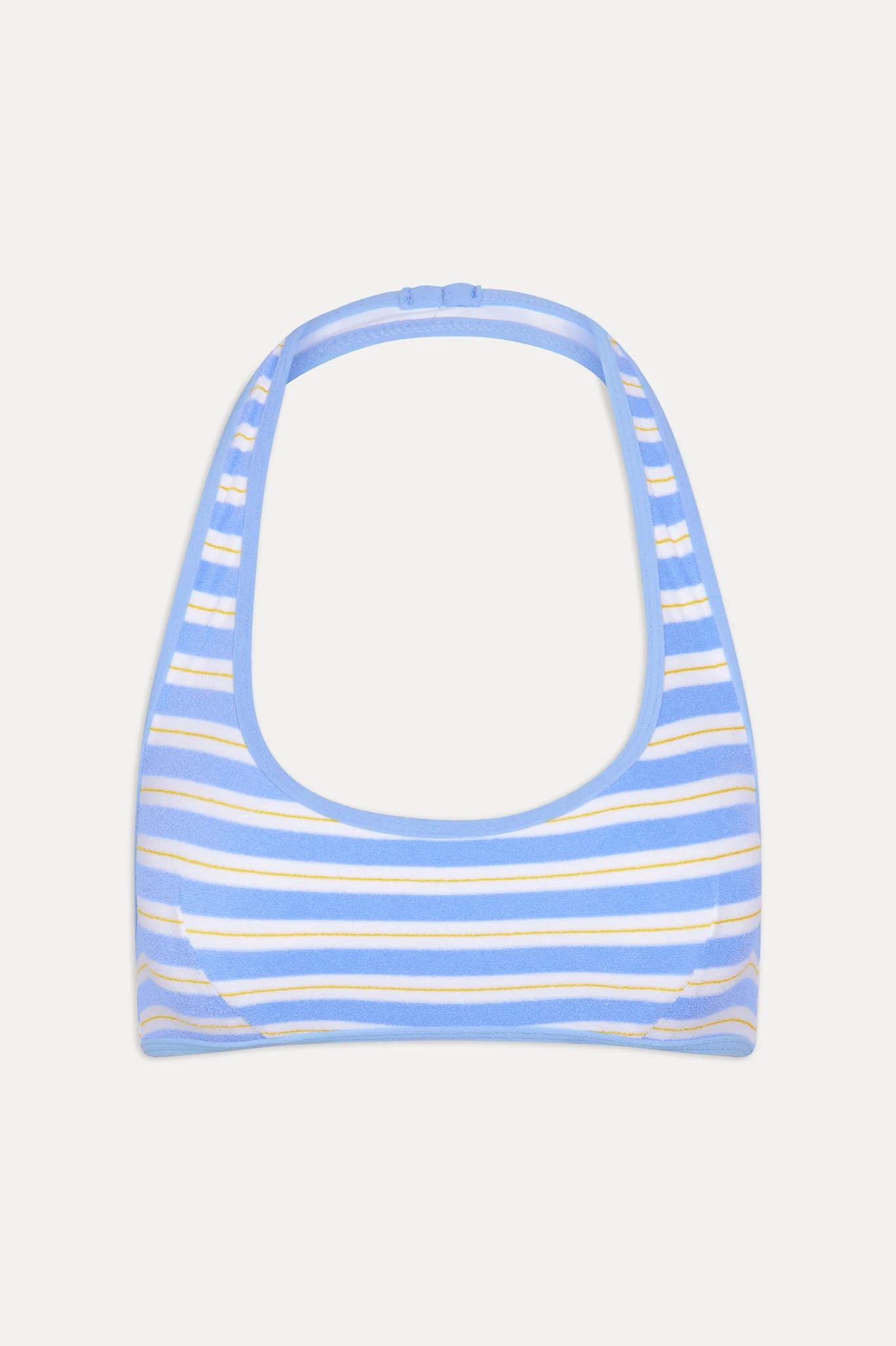 Skyler Striped Halter Bikini Top - Ashbury Stripe - Image 3
