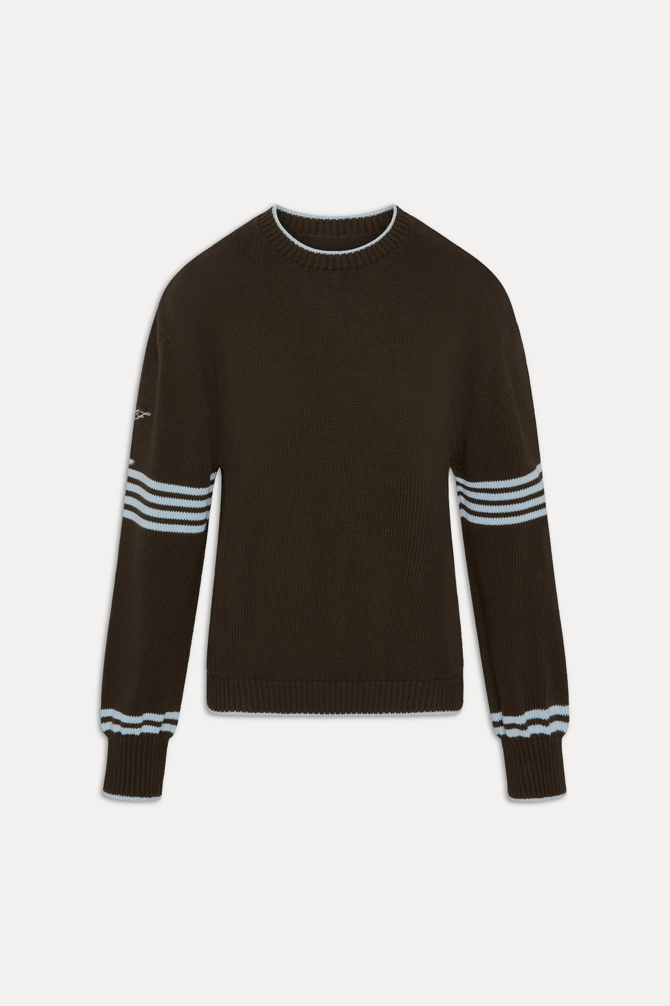 Sloane Oversized Knit Sweater - Chocolate Brown - Image 3