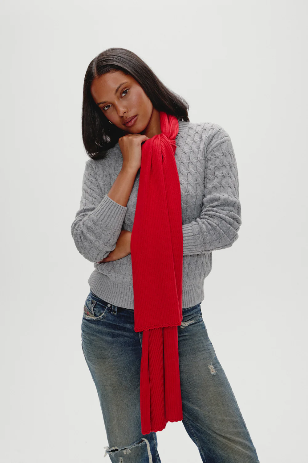 Snug Knit Scarf - Heartstrings - Image 7