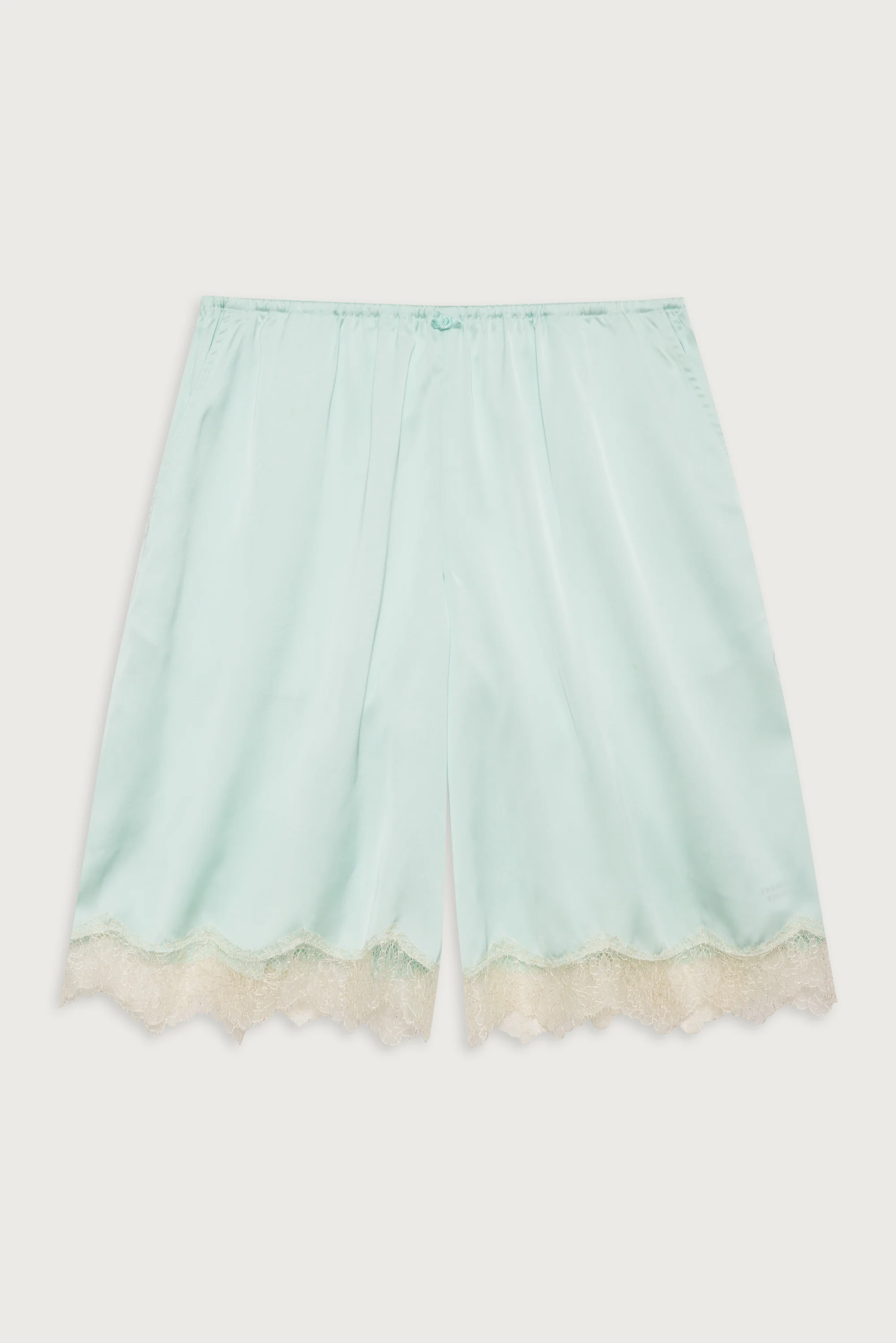 Snuggle Satin Capri Short - Pistachio - Image 3