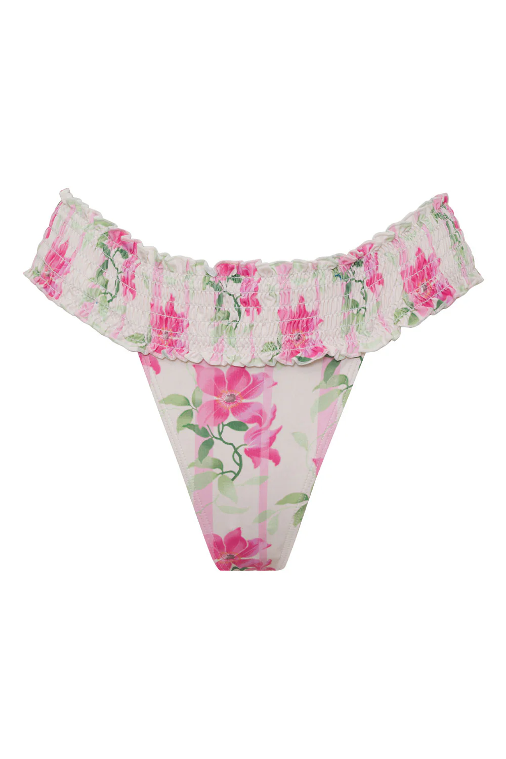 Sofia Floral Micro Bikini Bottom - Tiger Lily - Image 6
