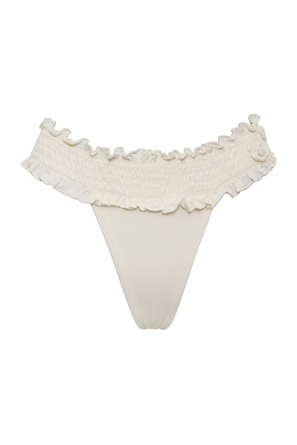 Sofia Ruffle Thong Bikini Bottom - Sunrose - Image 5
