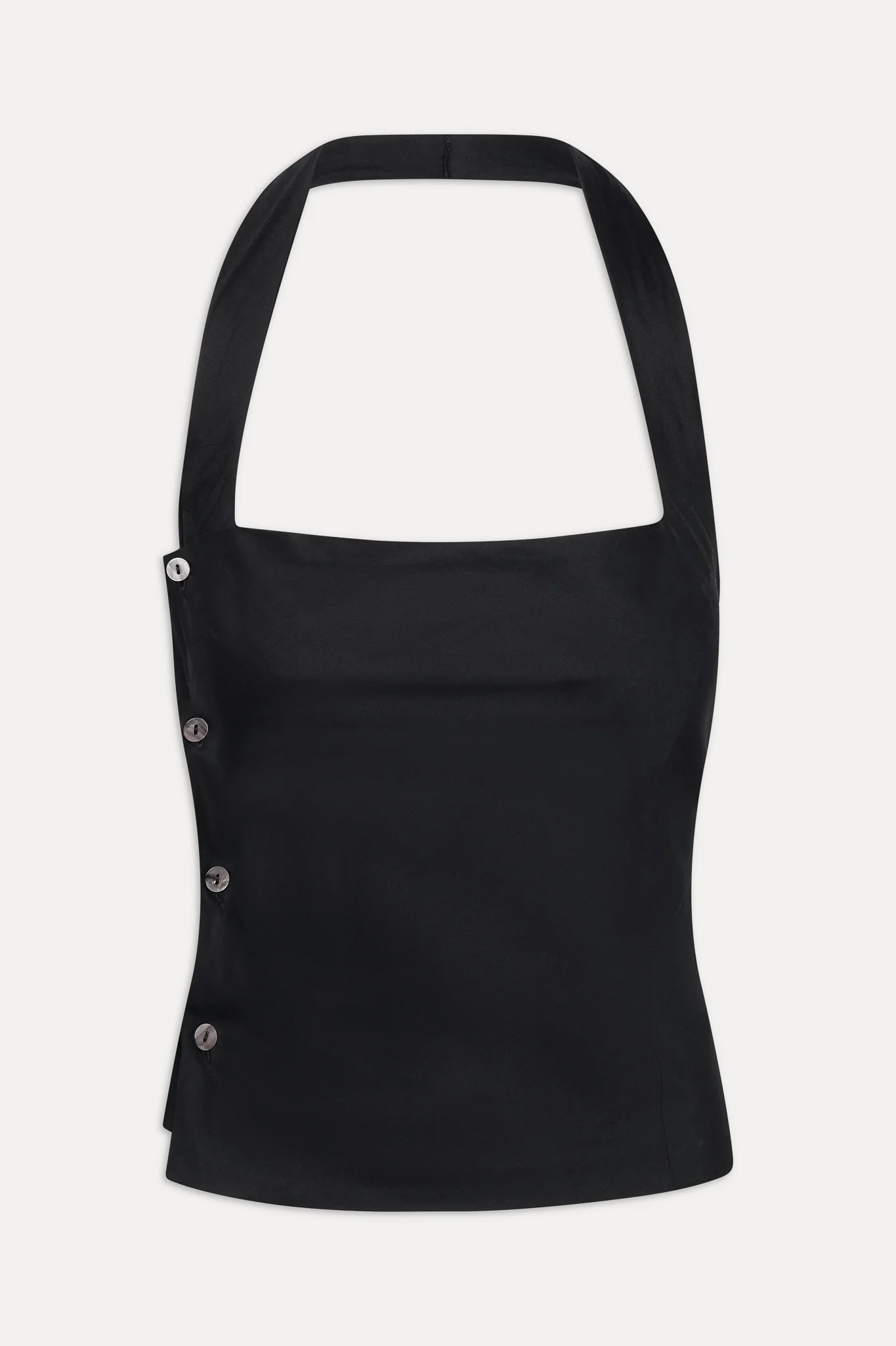 Sterling Cotton Wrap Halter Top - Midnight Serenade - Image 3