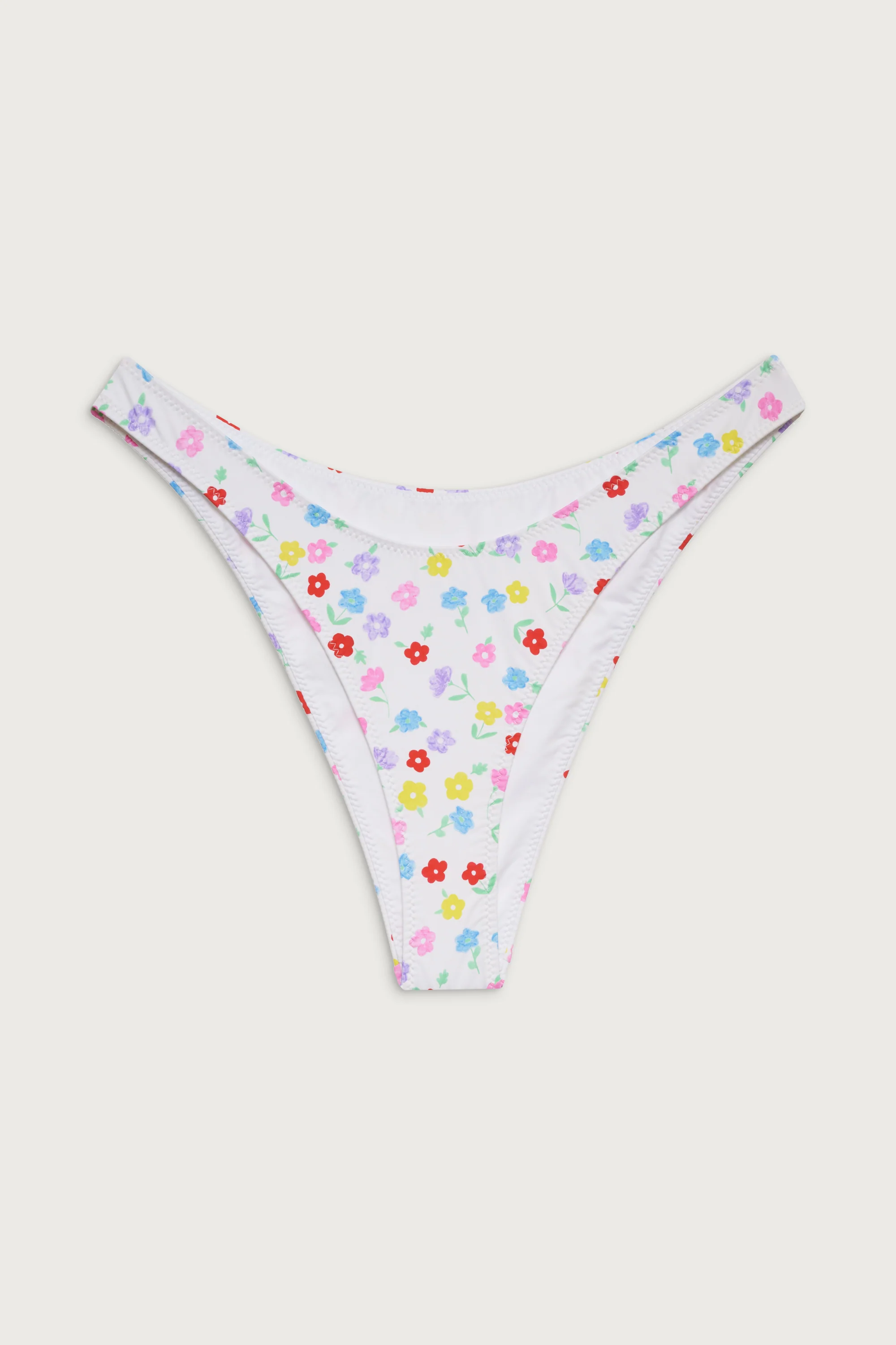 Suki Floral Classic Bikini Bottom - Dune Daisy - Image 3