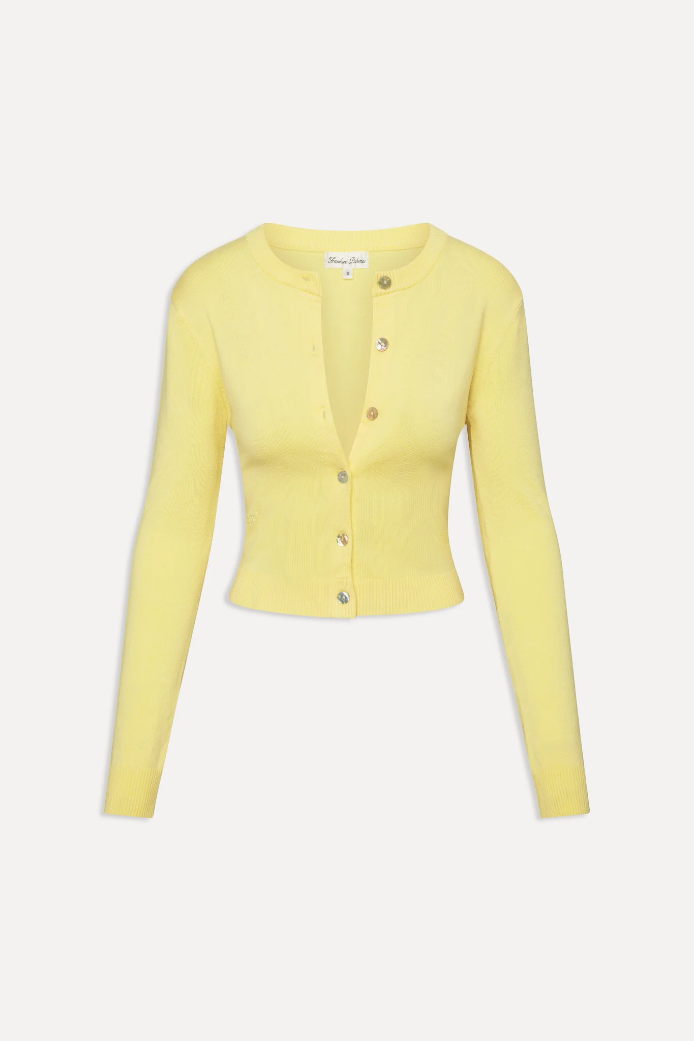 Sundae Cropped Cardigan - Honeycomb - Image 3