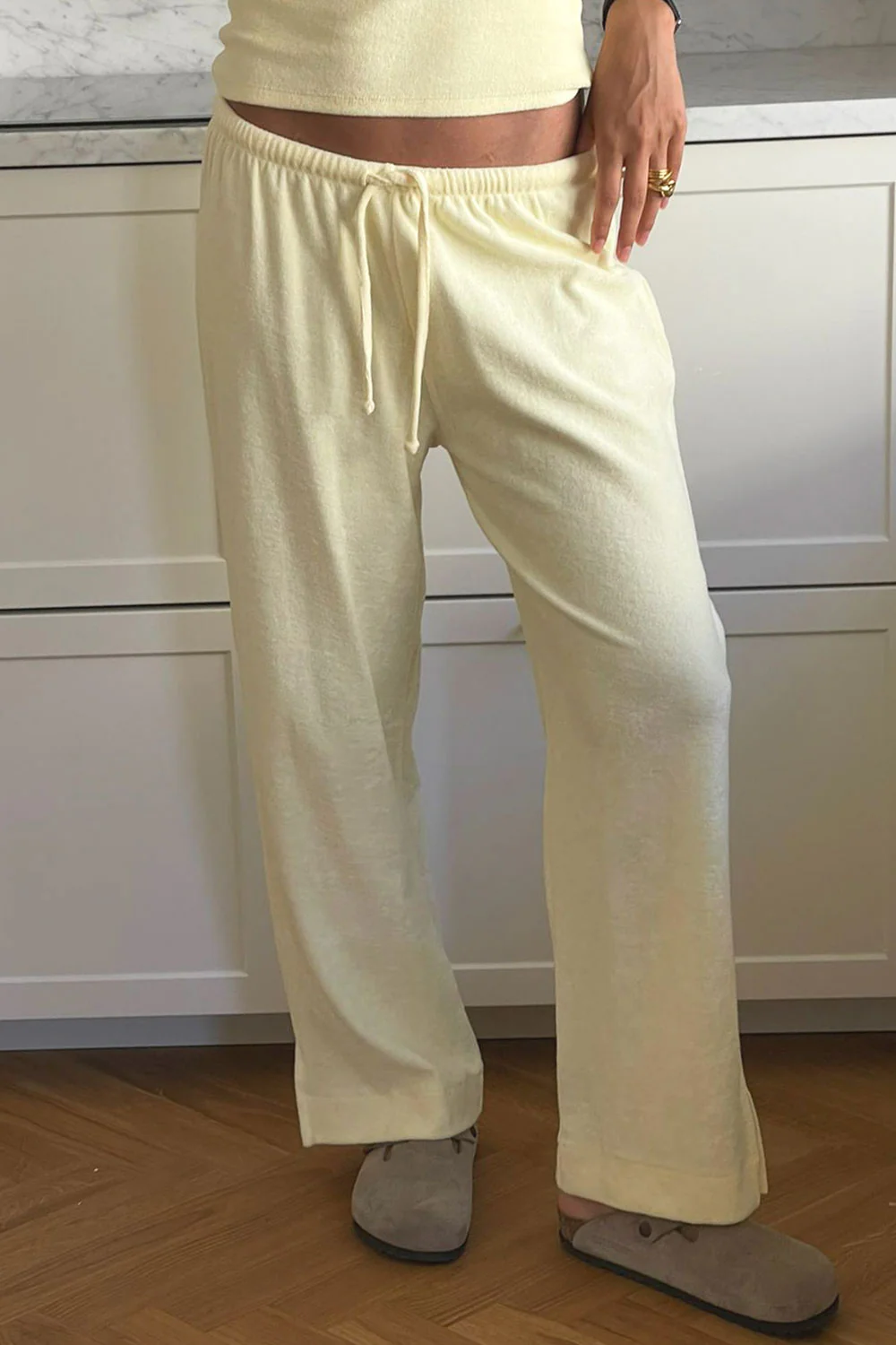 Terry Ankle Pants - Baby Sun - Image 4