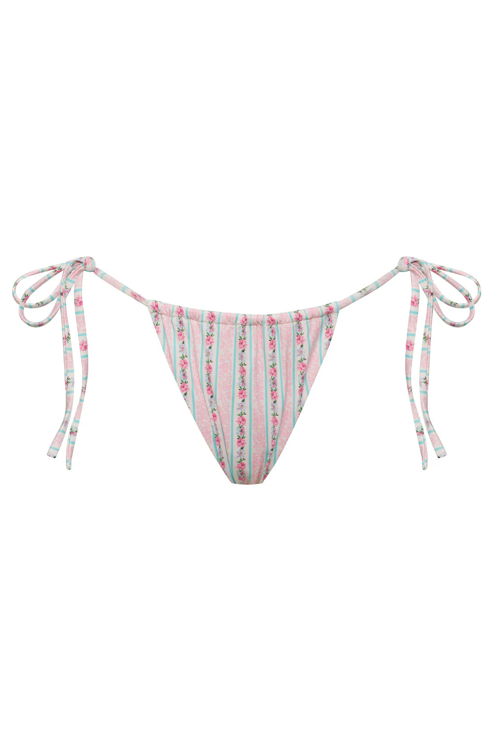 Tia Floral String Bikini Bottom - French Holiday - Image 5