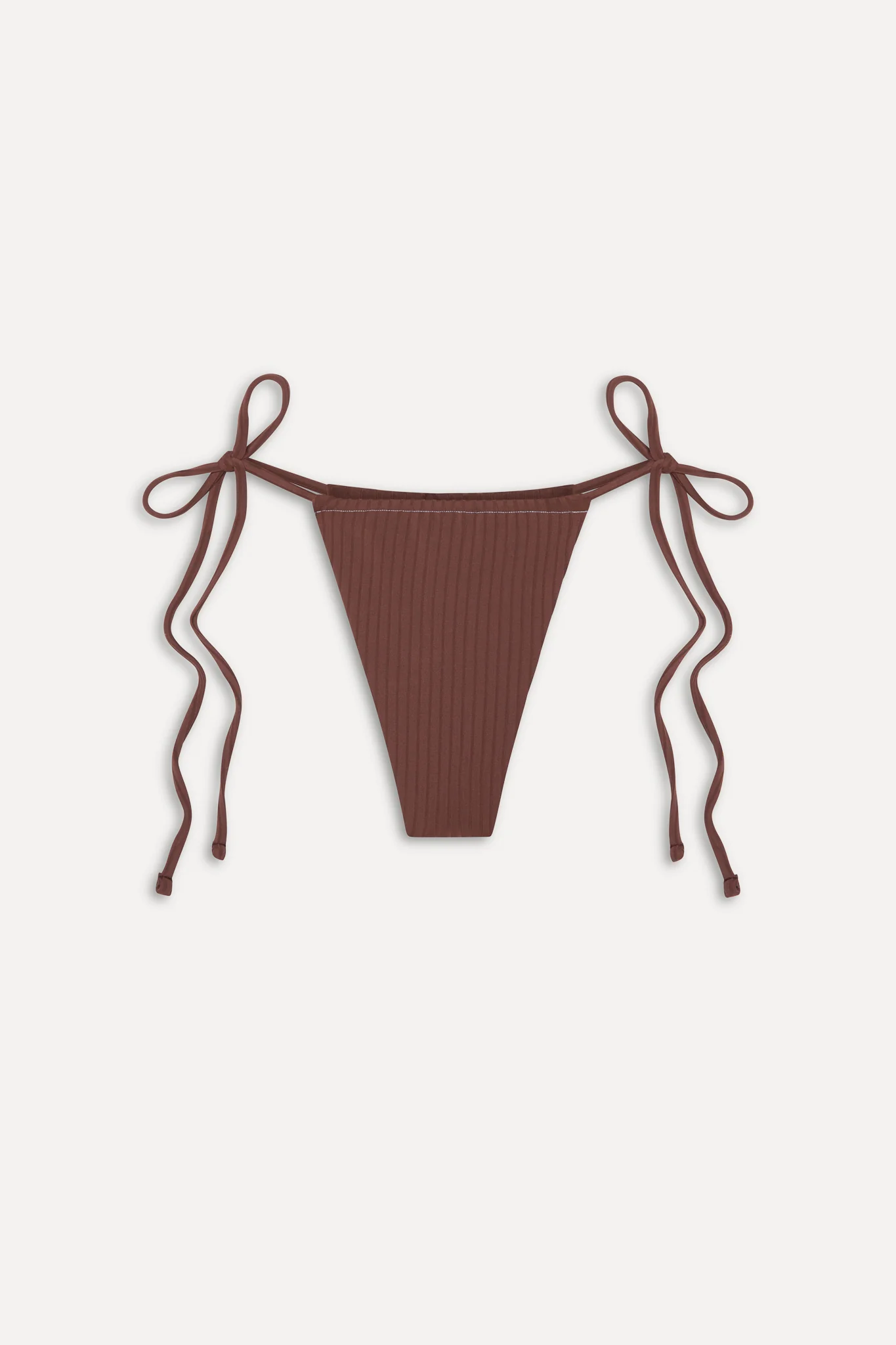 Tia Skimpy String Bikini Bottom - Brown Sugar - Image 3