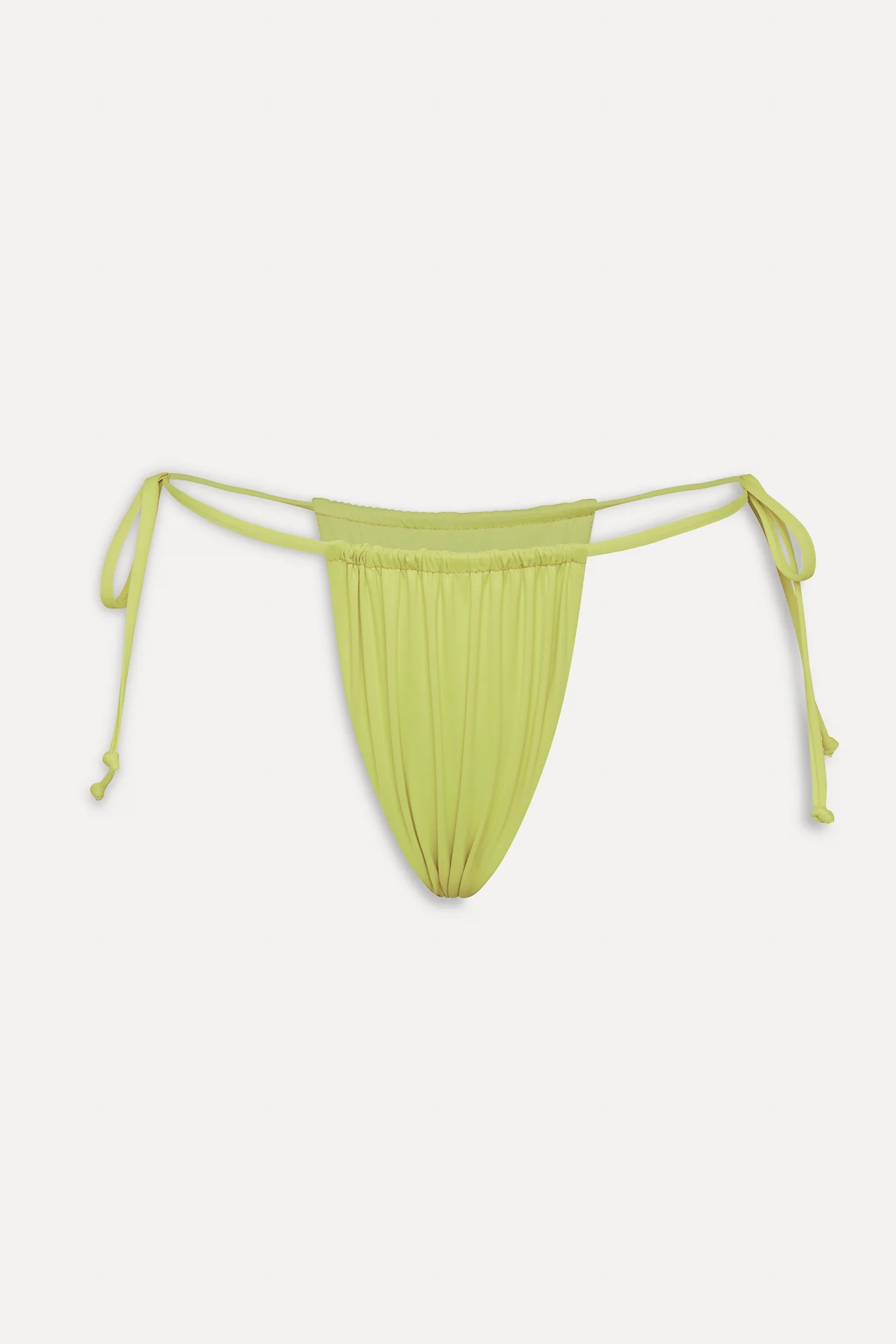Tia Skimpy String Bikini Bottom - Lily Pad - Image 3
