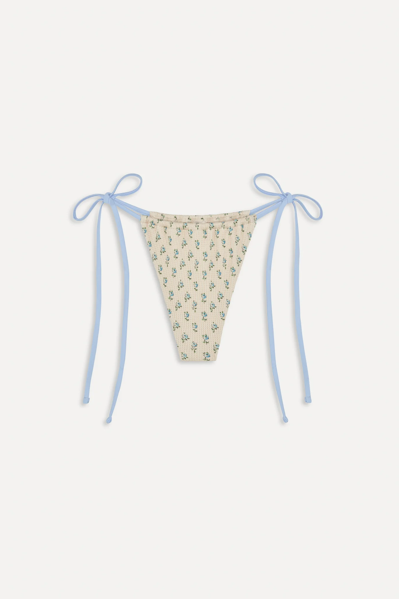 Tia Skimpy String Bikini Bottom - Spring Dreaming - Image 3