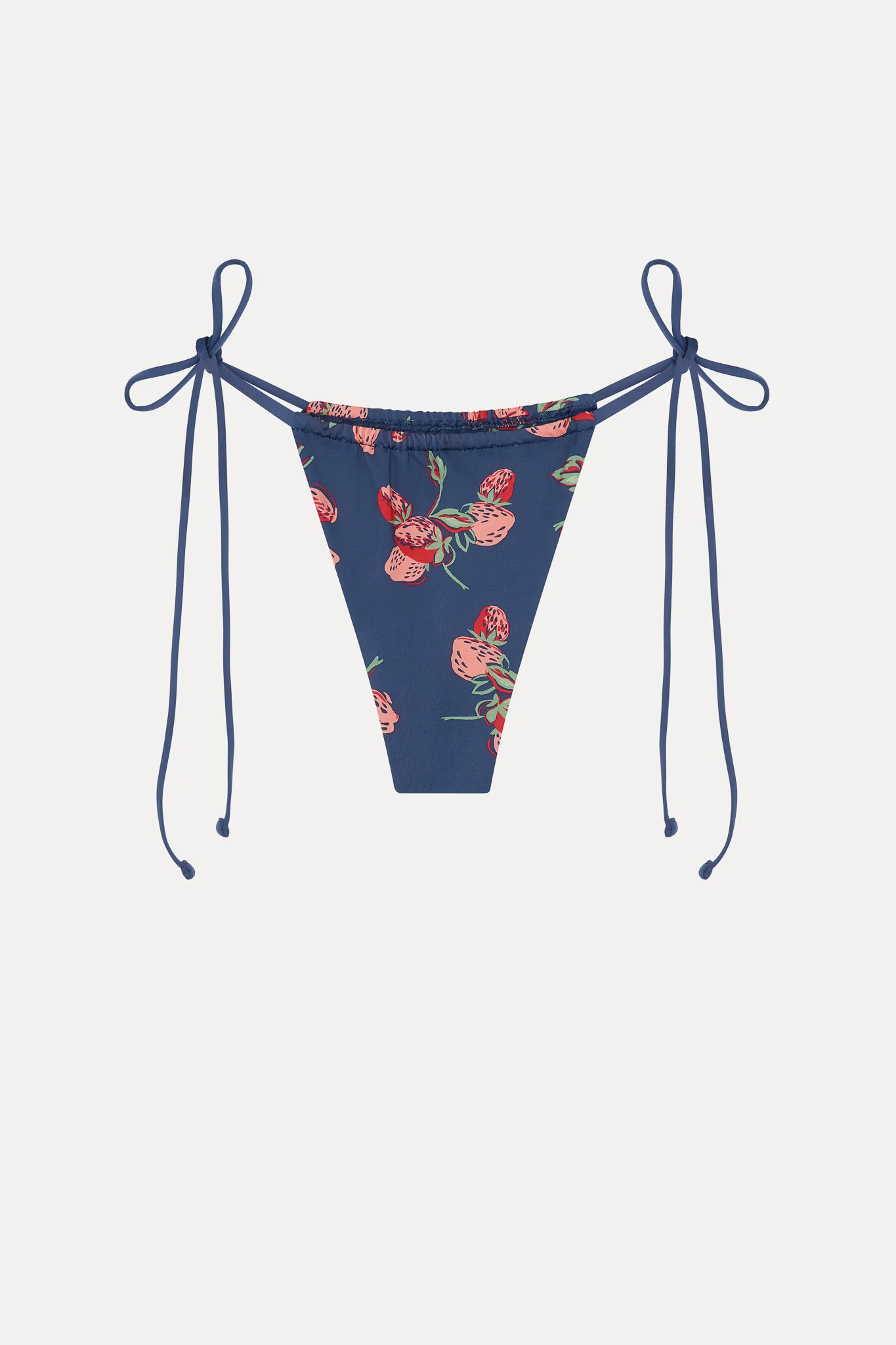 Tia Skimpy String Bikini Bottom - Strawberry Patch - Image 3