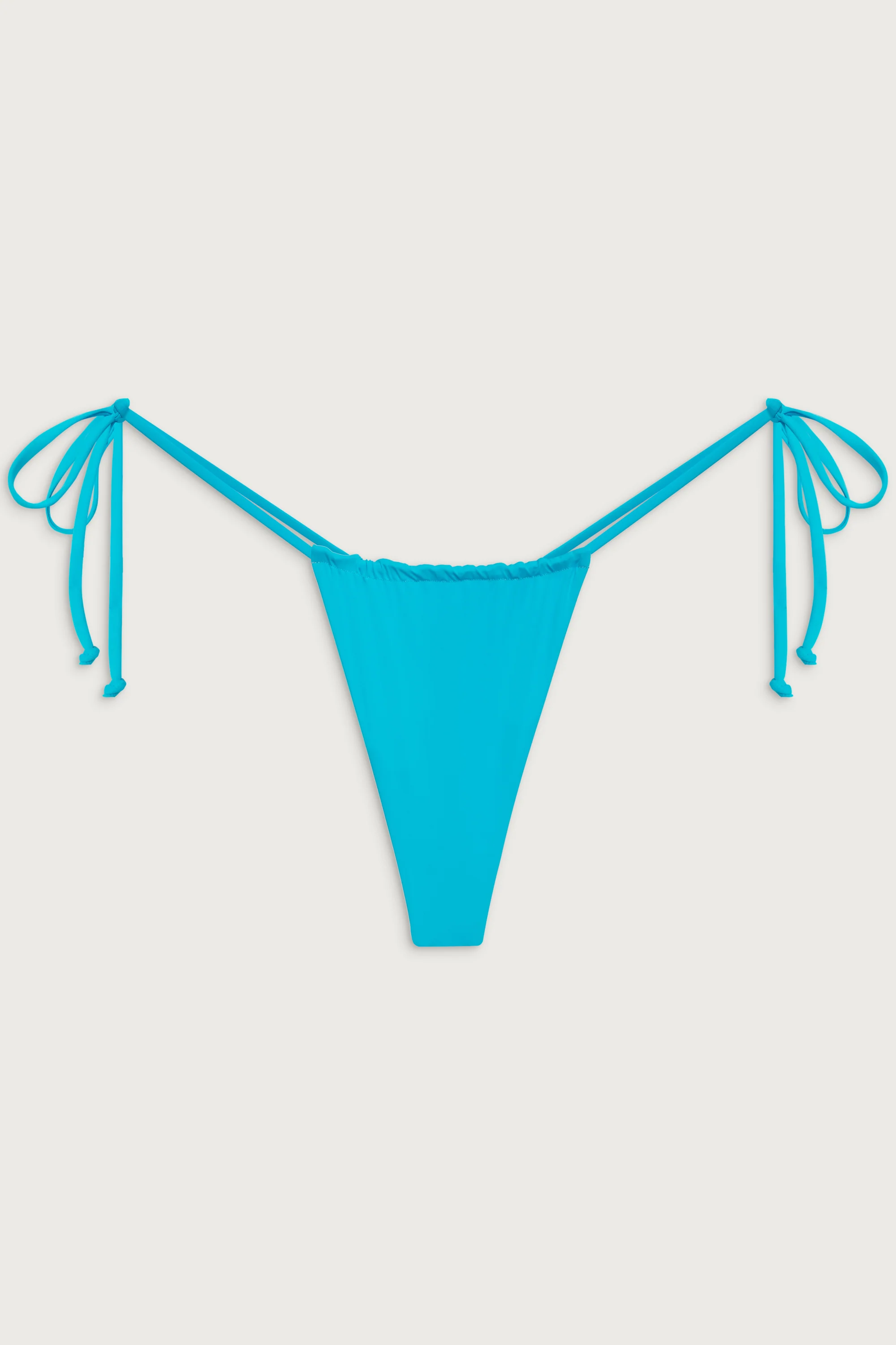 Tia String Bikini Bottom - Morning Blue - Image 2