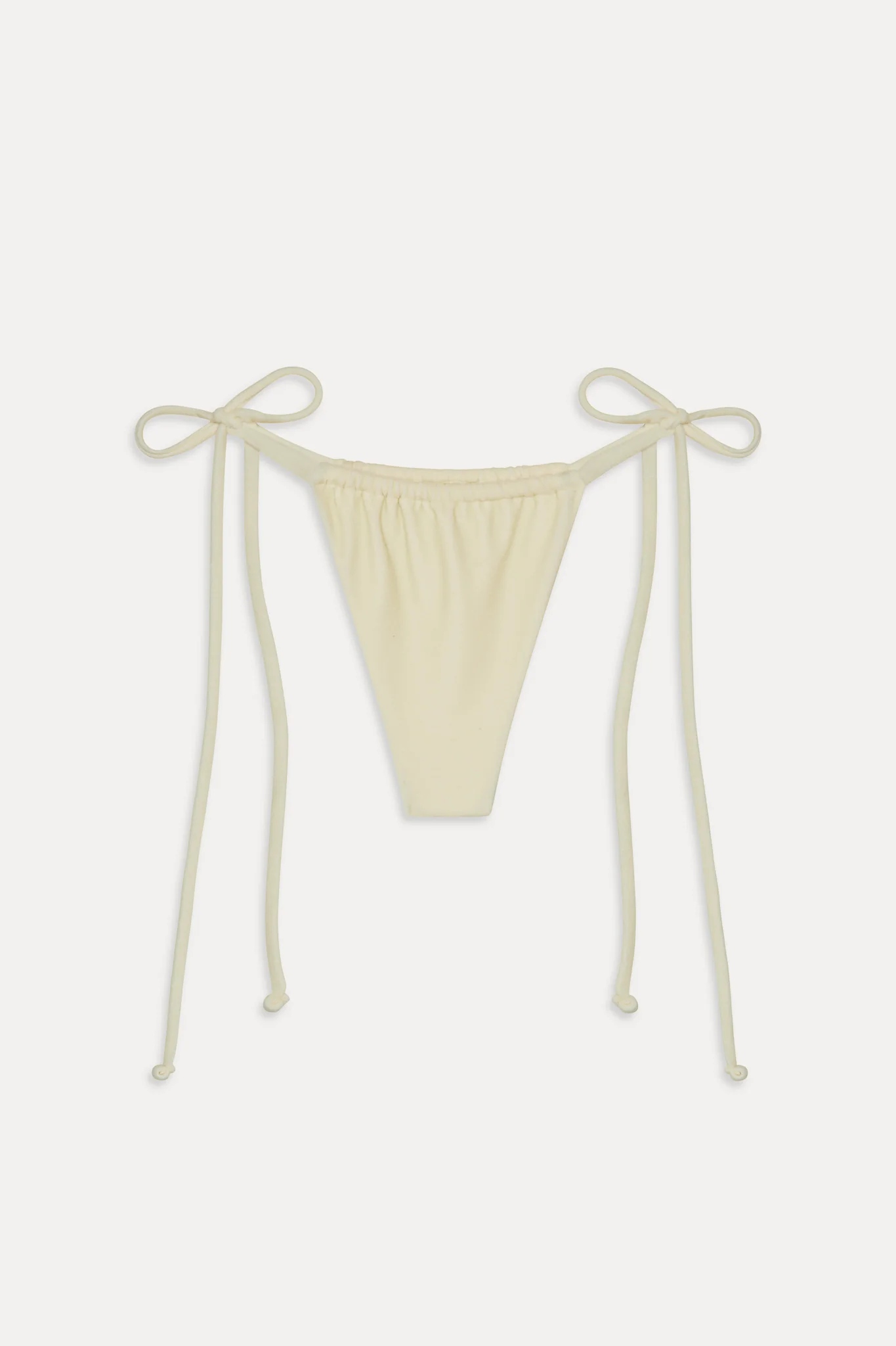 Tia Terry Skimpy Bikini Bottom - Lemon - Image 3