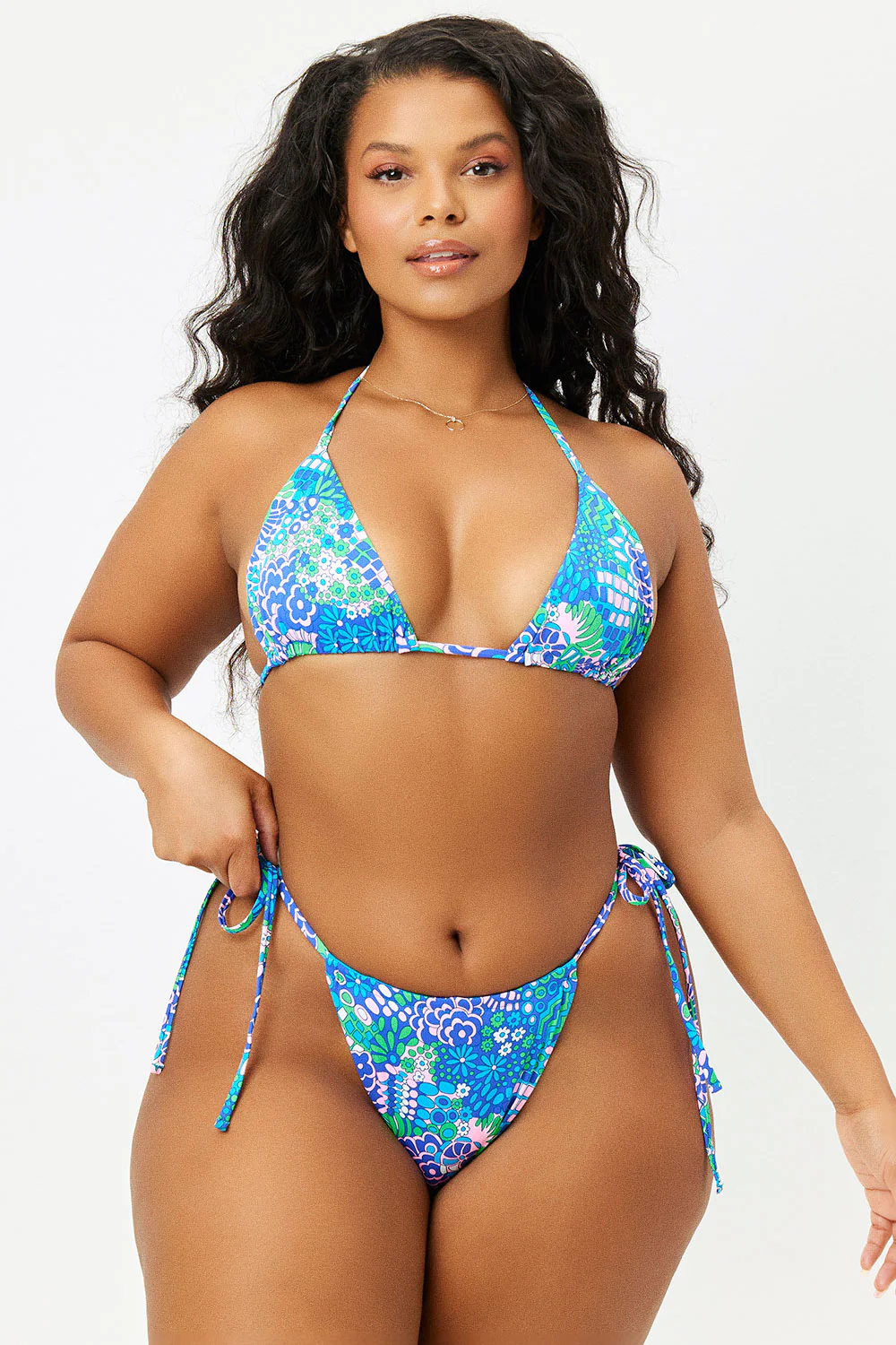 Tia Triangle Bikini Top - Good Vibes - Image 2