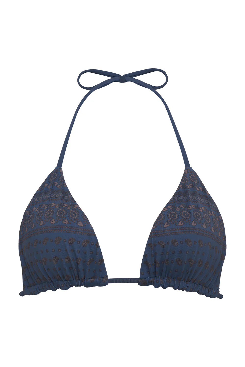 Tia Triangle Bikini Top - Indigo Dusk - Image 6