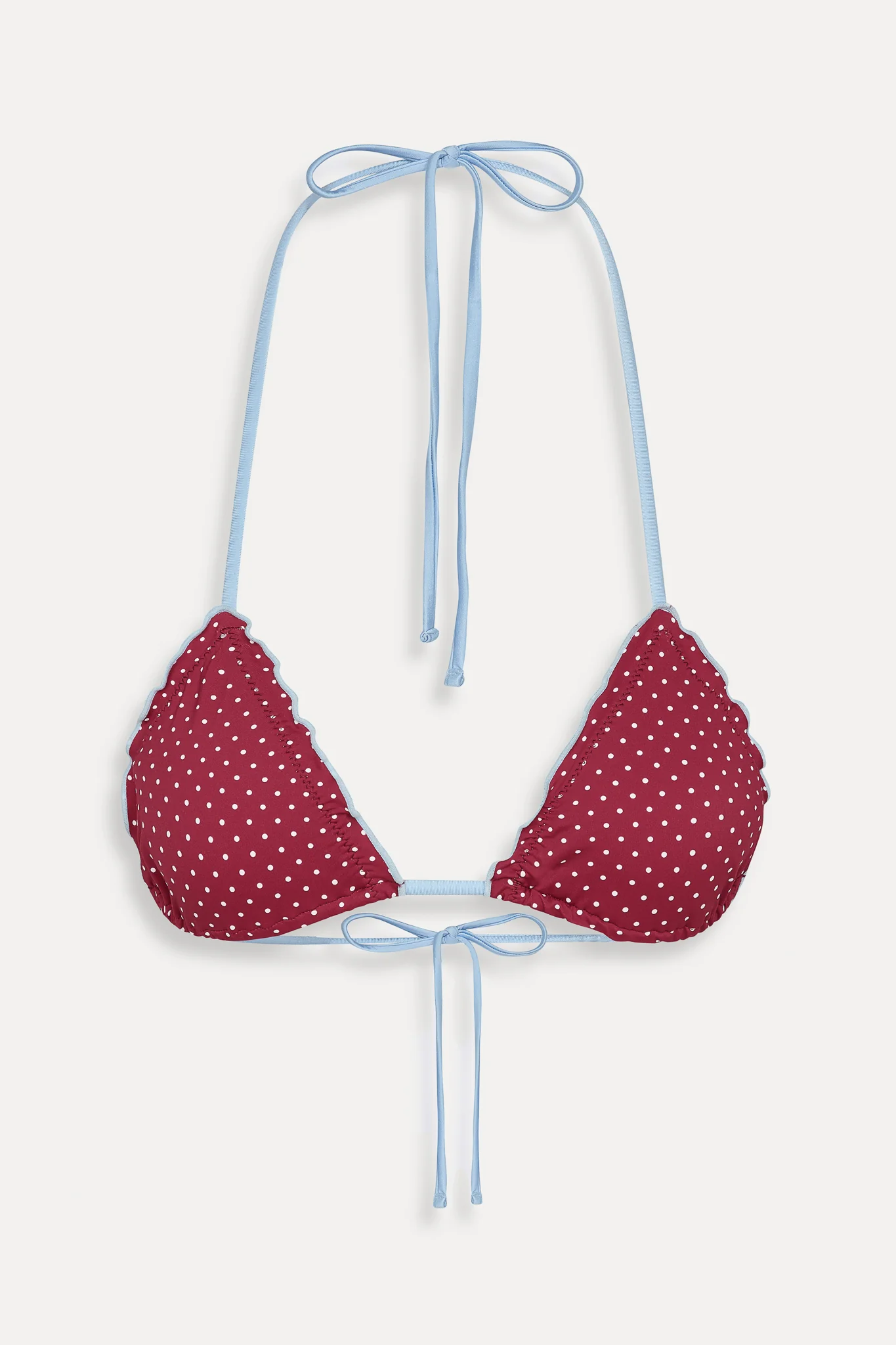 Tidal Polka Dot Bikini Top - Tuscany - Image 3