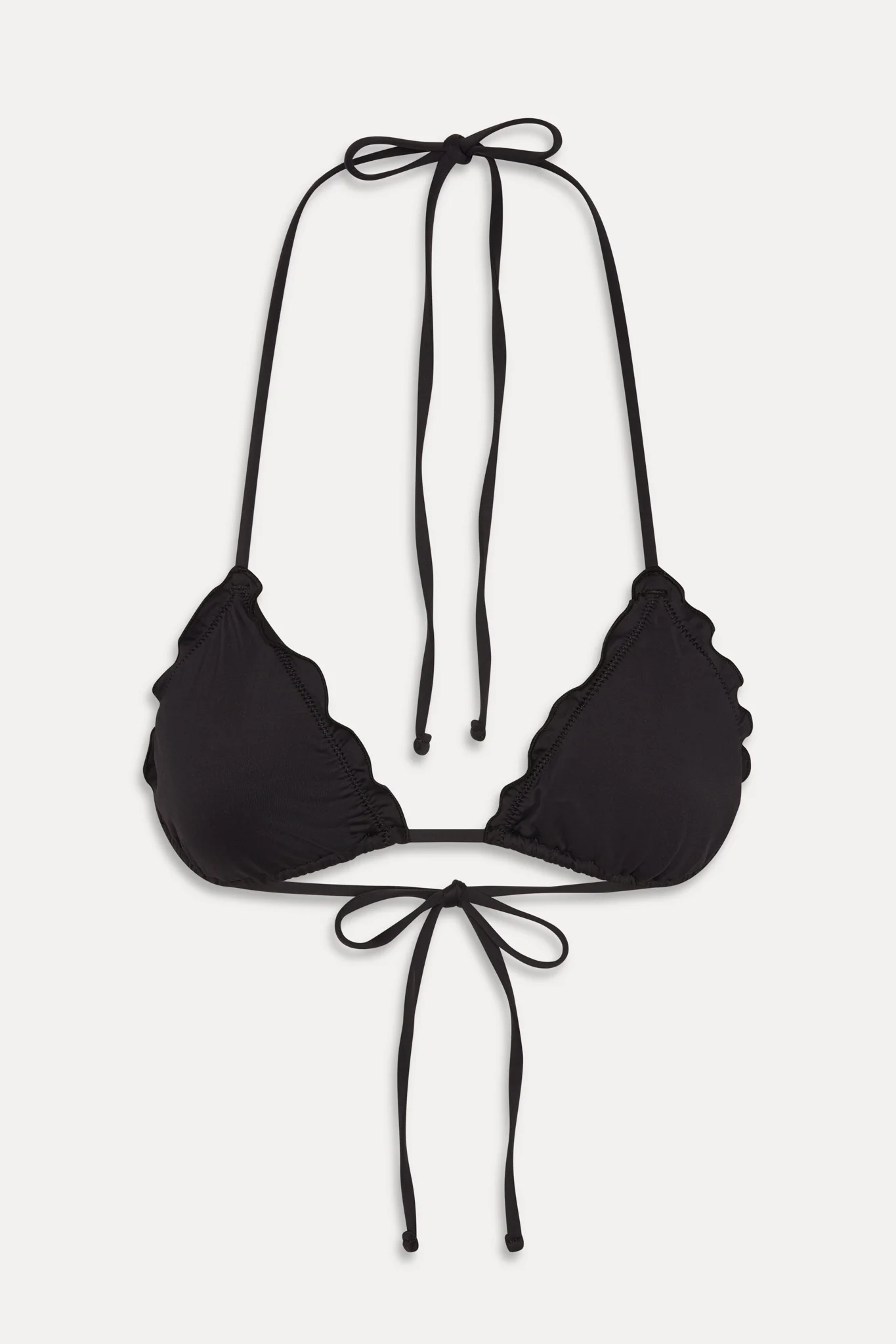 Tidal Skimpy Halter Bikini Top - Black - Image 3