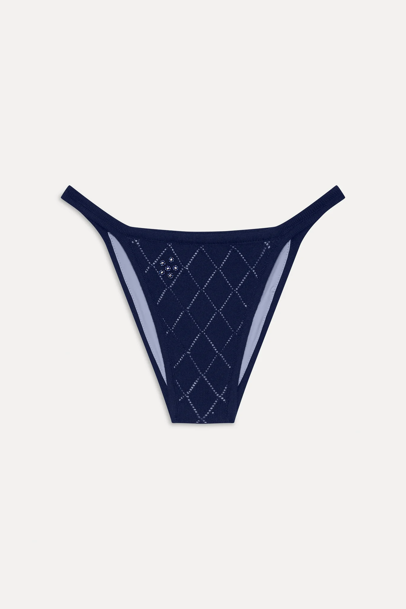 Tide Cheeky Bikini Bottom - Diamond Stitch - Image 3