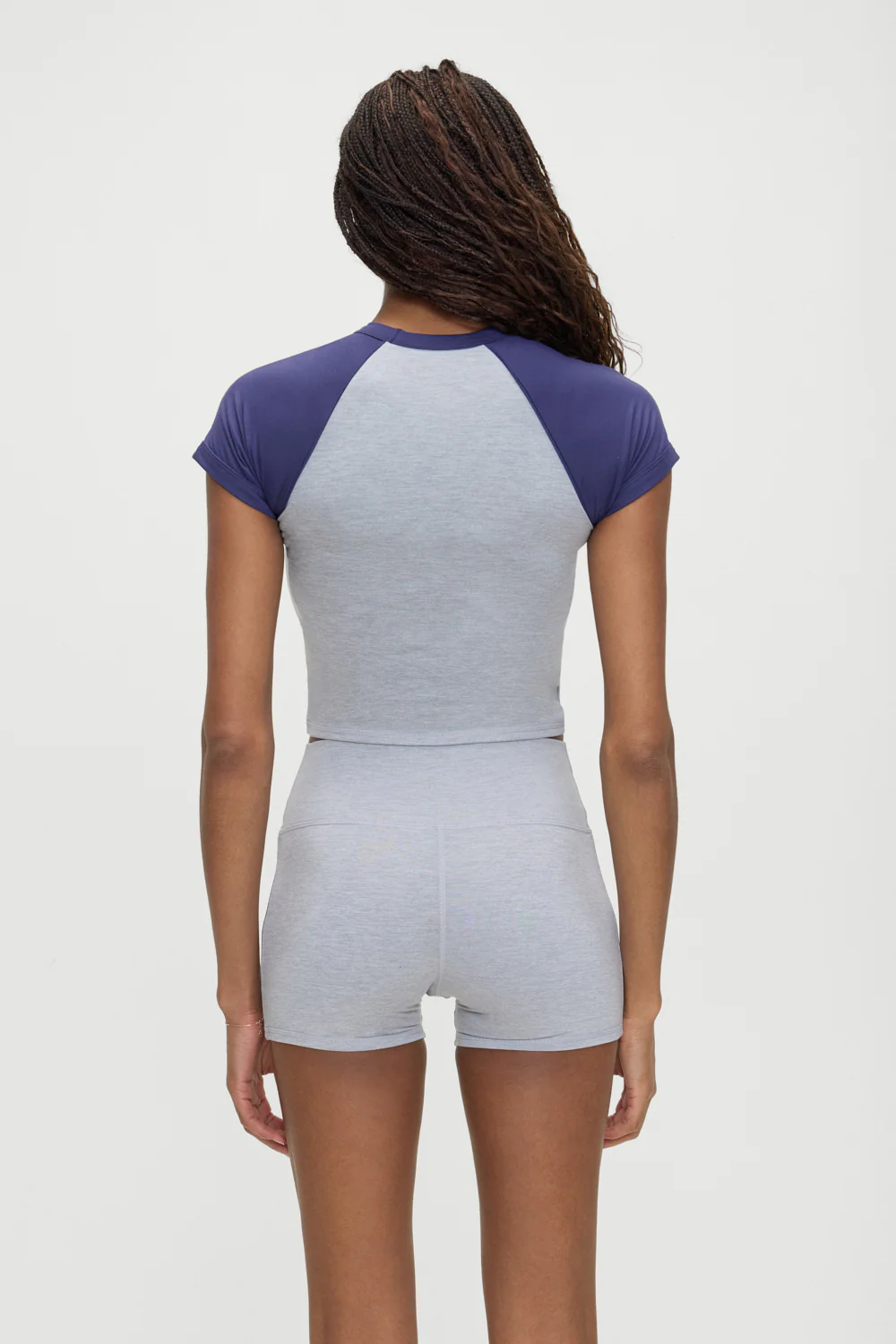 Track Star Cropped Tee - Misty Morning - Image 4