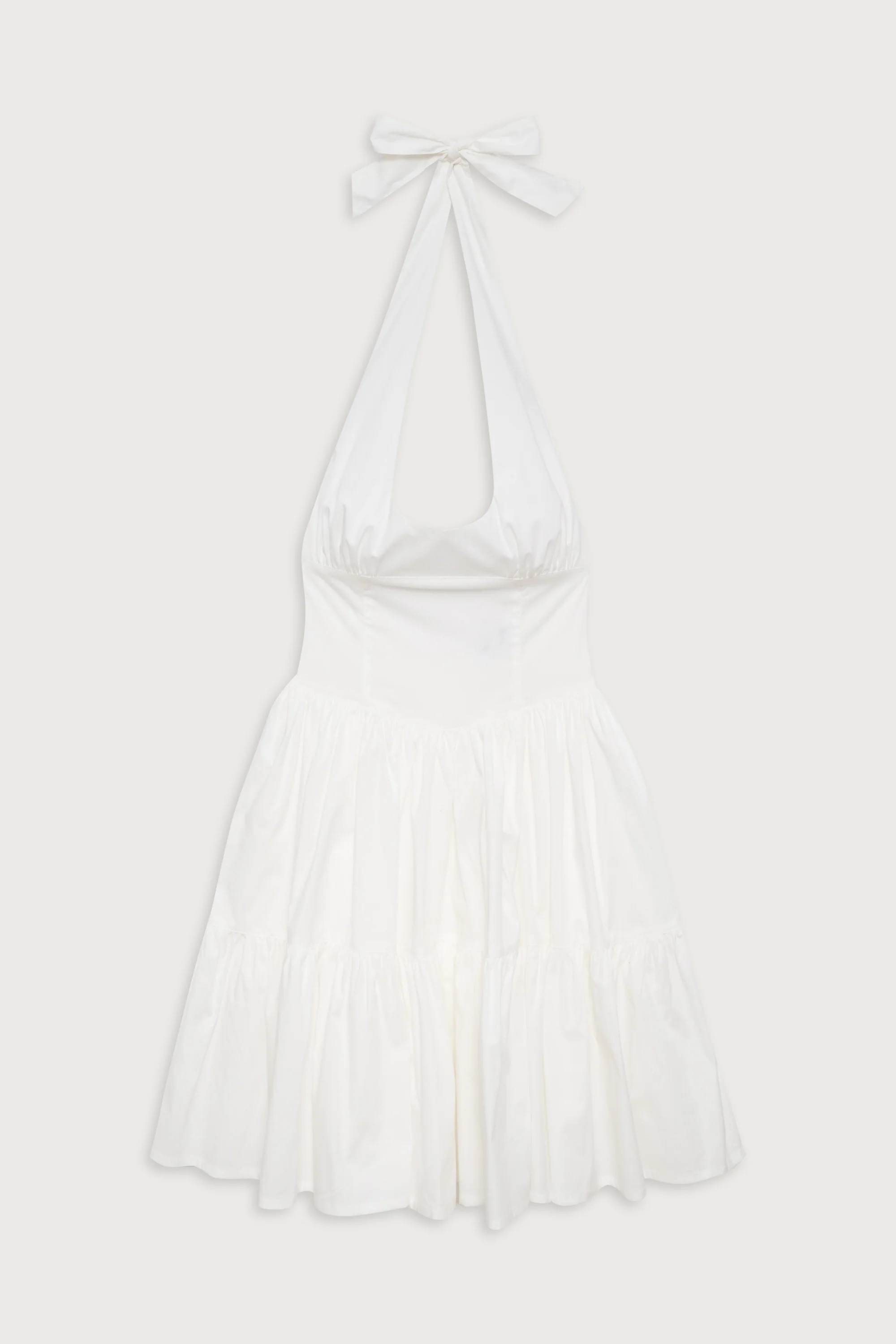 Tulsa Halter Midi Dress - White - Image 3