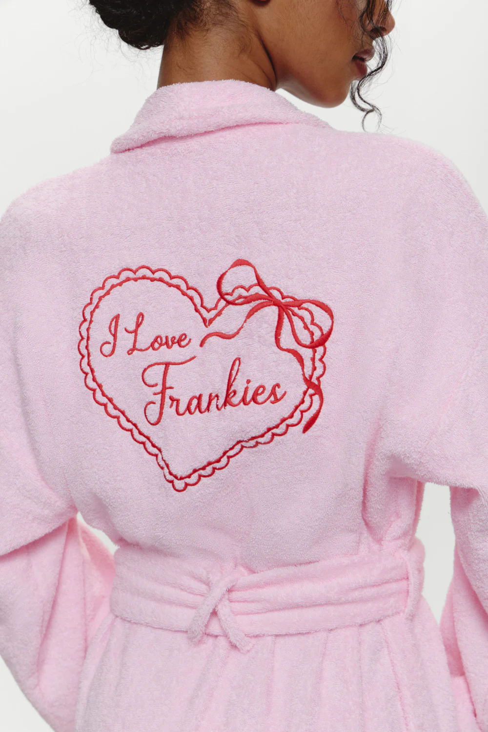 Valentine Terry Robe - Bouquet Pink - Image 6