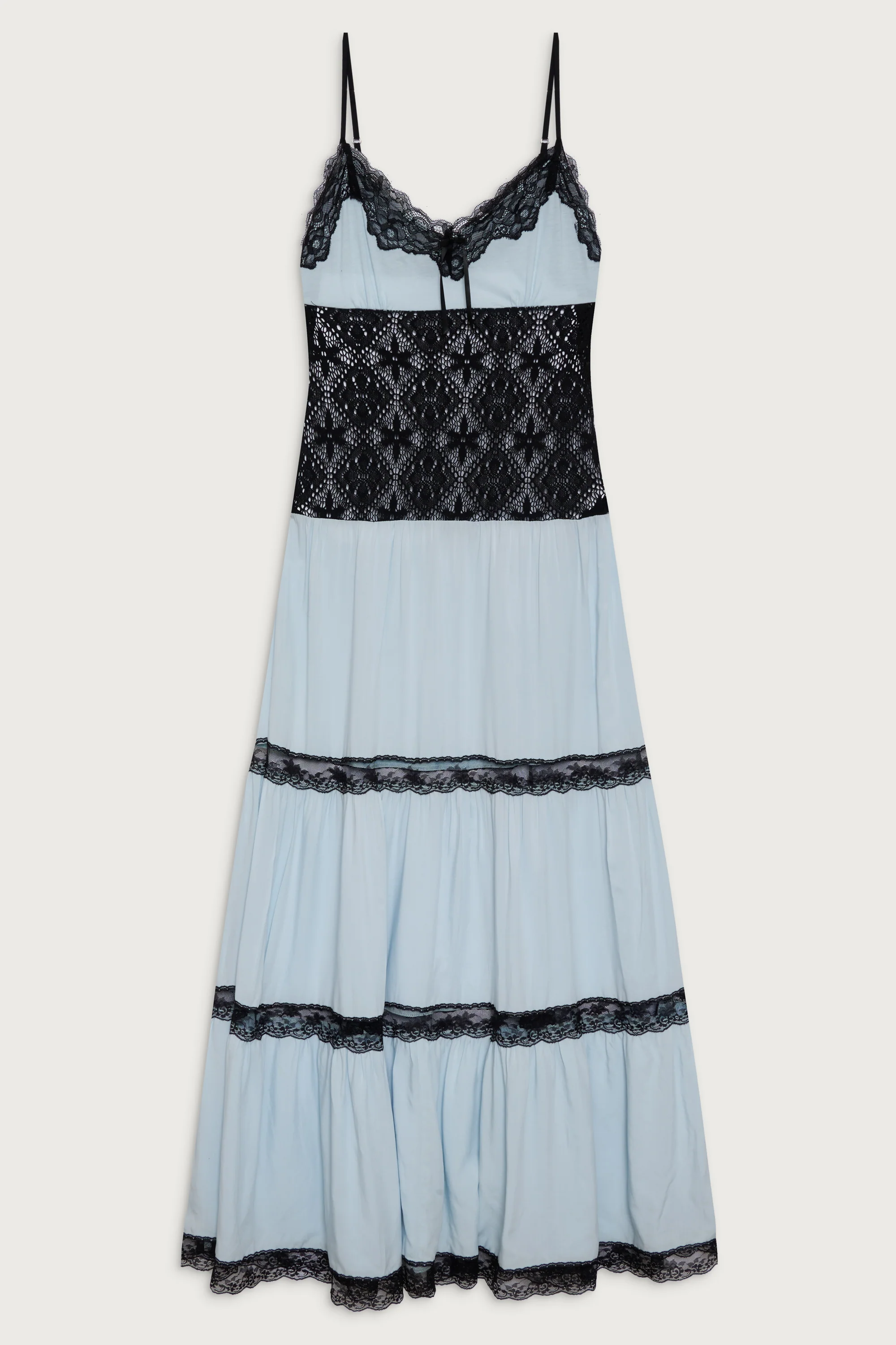 Vineyard Crochet Maxi Dress - Moonlight - Image 3