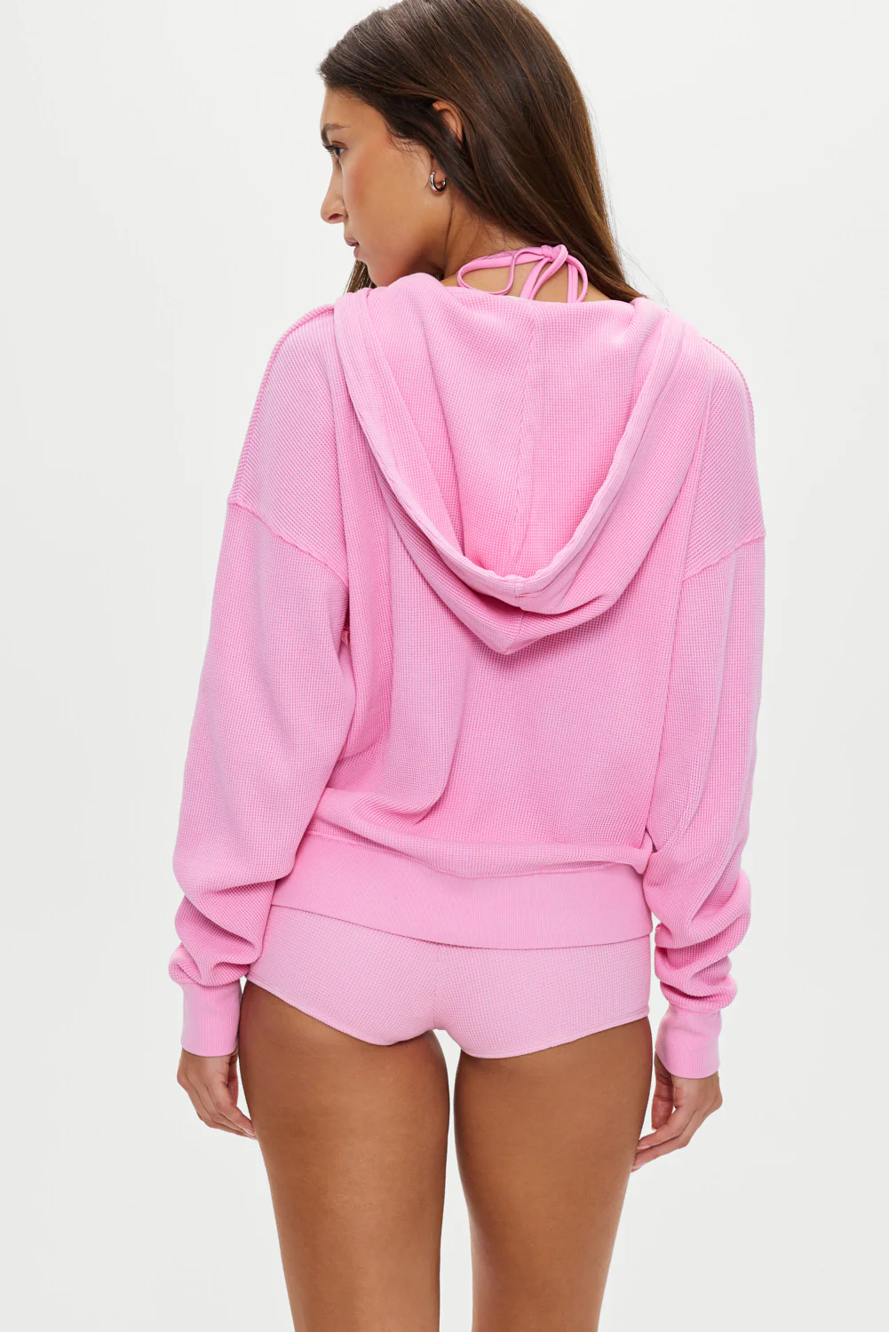 Weekend Thermal Hoodie - Blush - Image 4