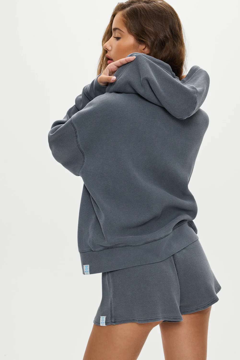 Weekend Thermal Hoodie - Shadow Blue - Image 6