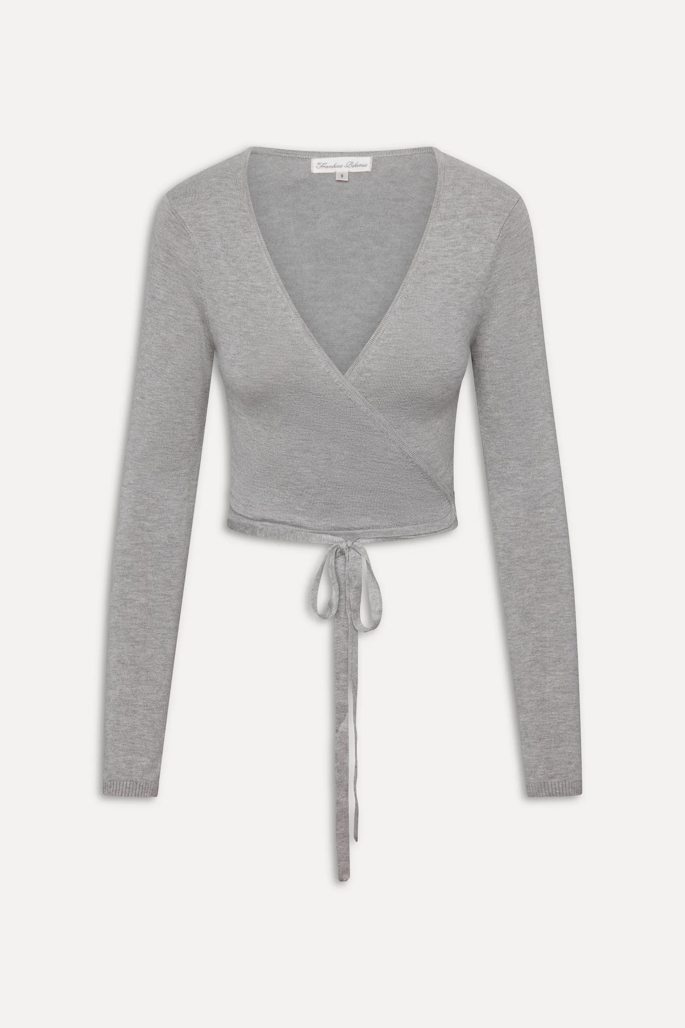 Whisper Long Sleeve Wrap Top - Mochi - Image 3