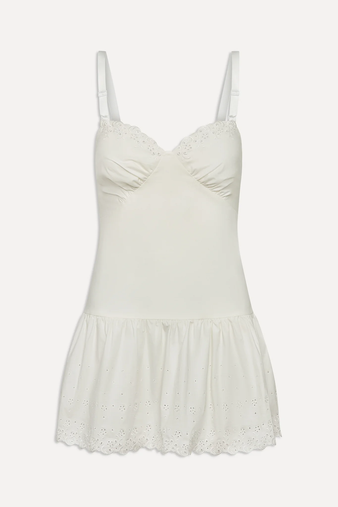 Willa Cotton Mini Dress - Spring Cloud - Image 3