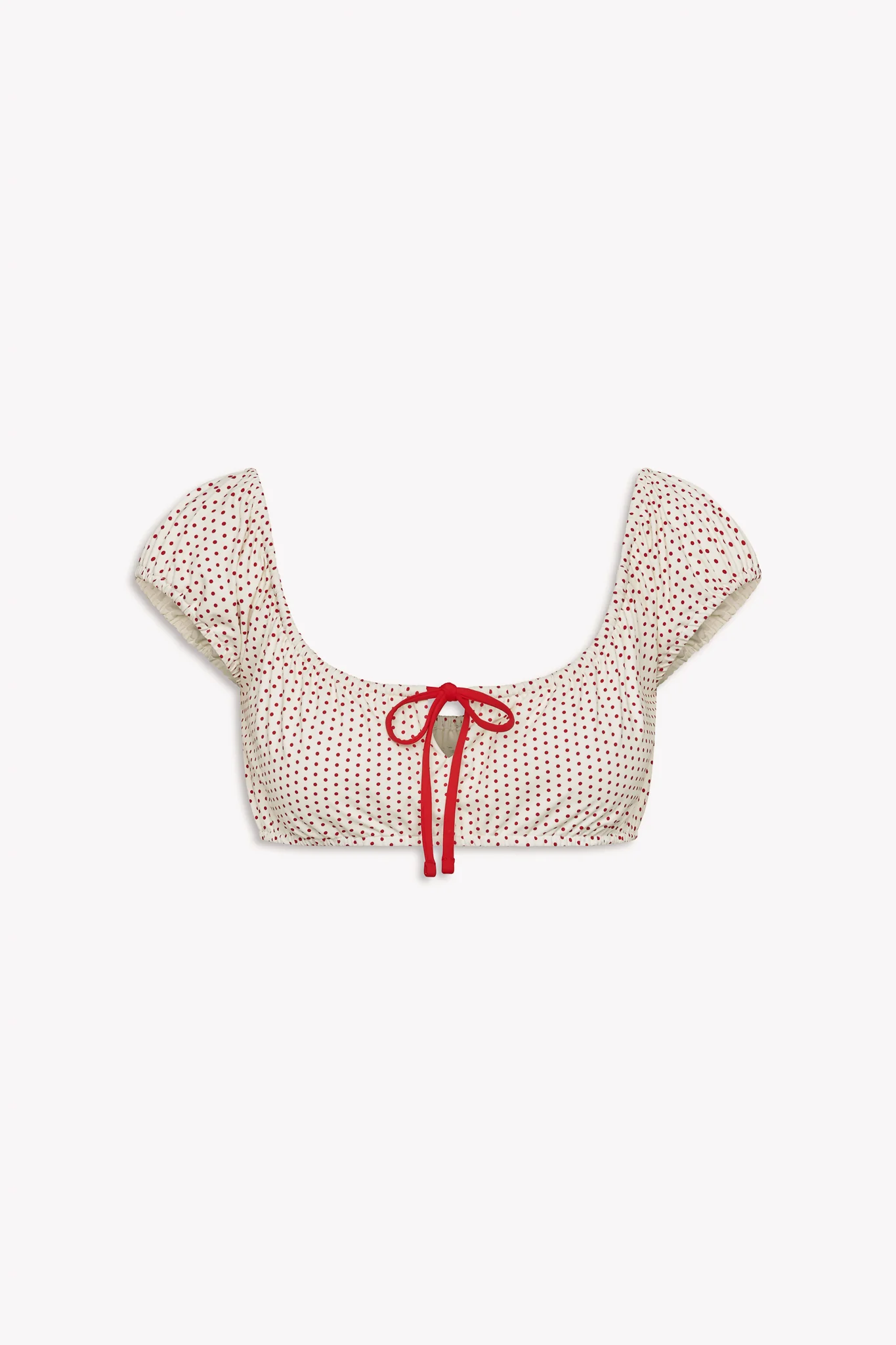 x BELLA HADID Angel Bikini Top - Strawberry Polka Dot - Image 3