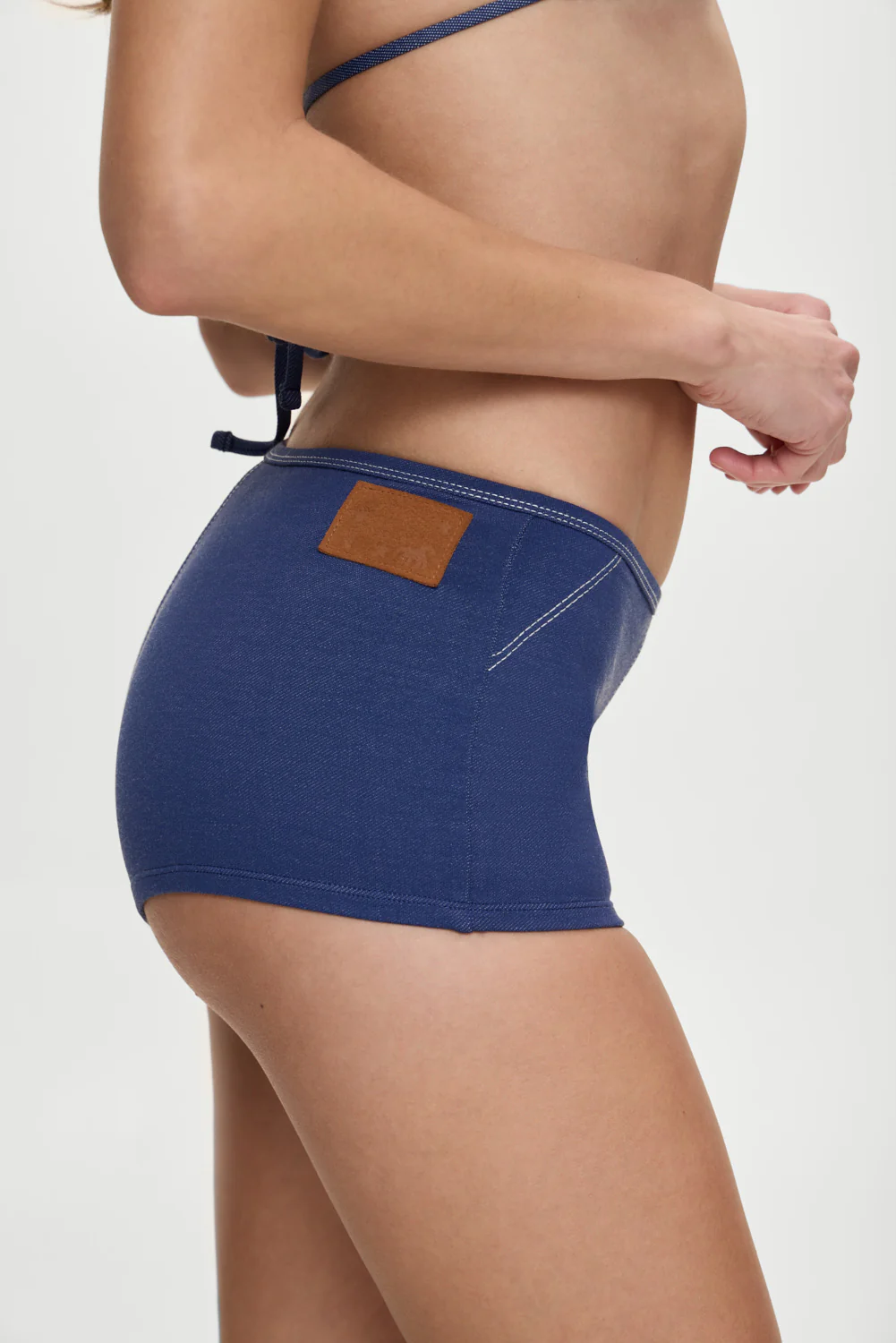x BELLA HADID Caster Boy Shorts - Summer Denim - Image 4