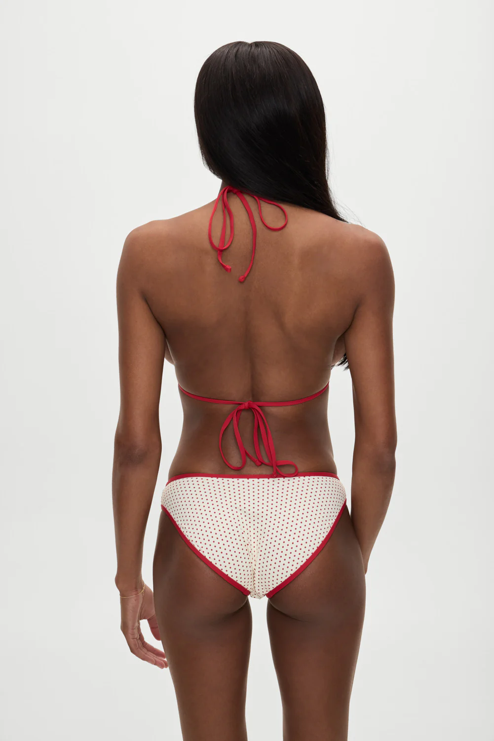 x BELLA HADID Catalina Bikini Bottom - Strawberry Polka Dot - Image 4