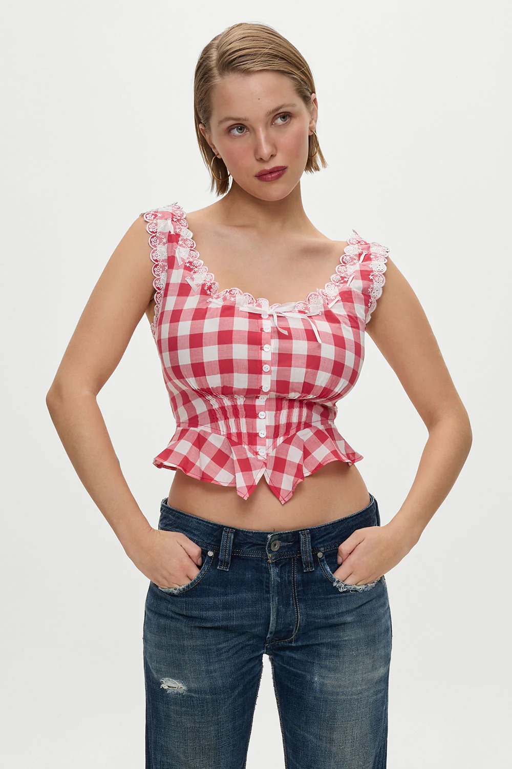 x BELLA HADID Fleetwood Top - Malibu Picnic