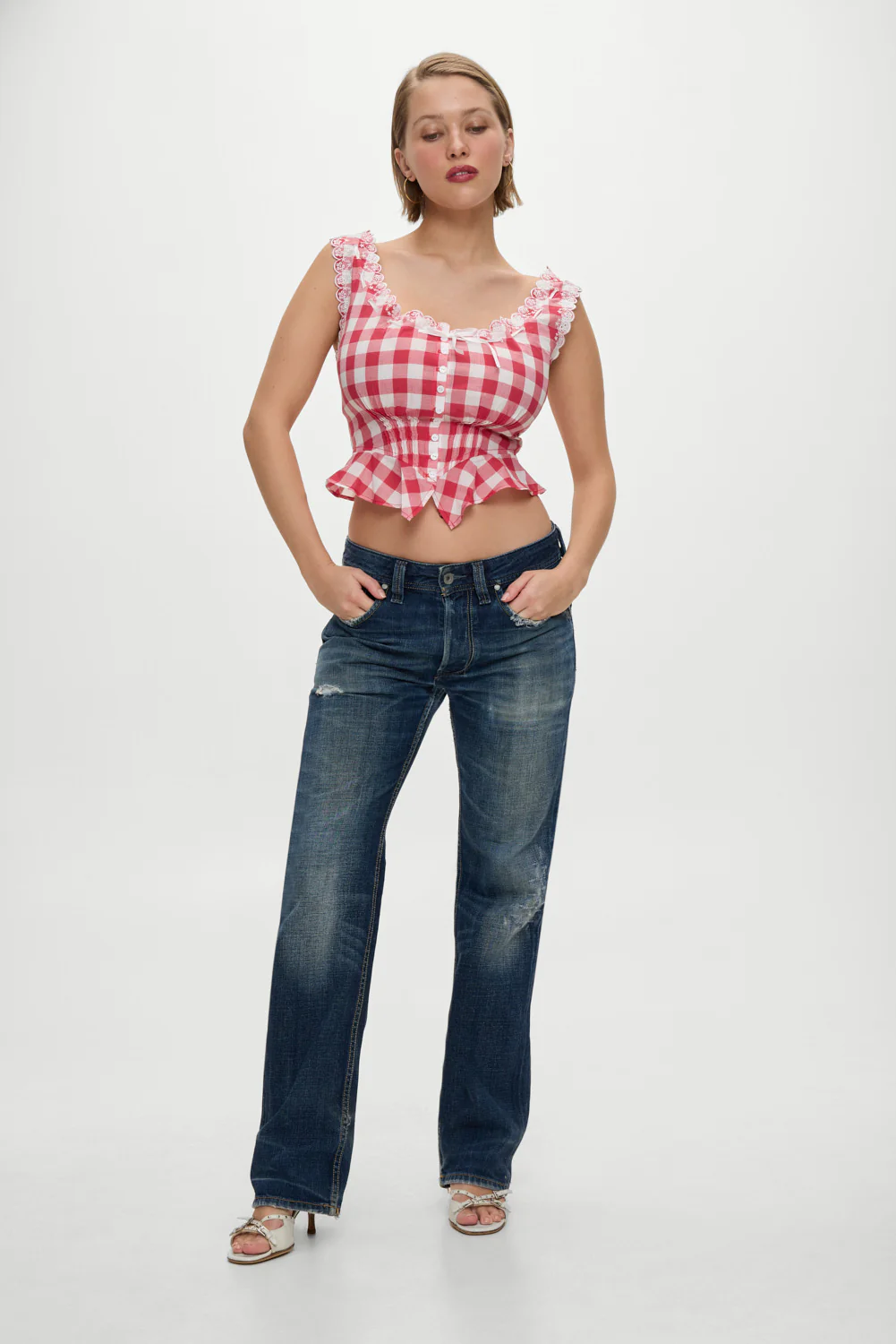 x BELLA HADID Fleetwood Top - Malibu Picnic - Image 6