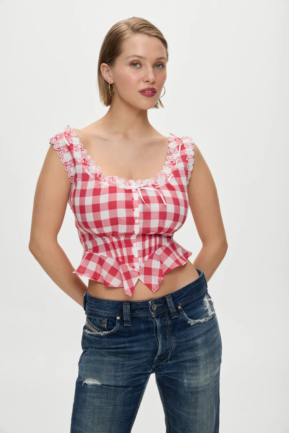 x BELLA HADID Fleetwood Top - Malibu Picnic - Image 7