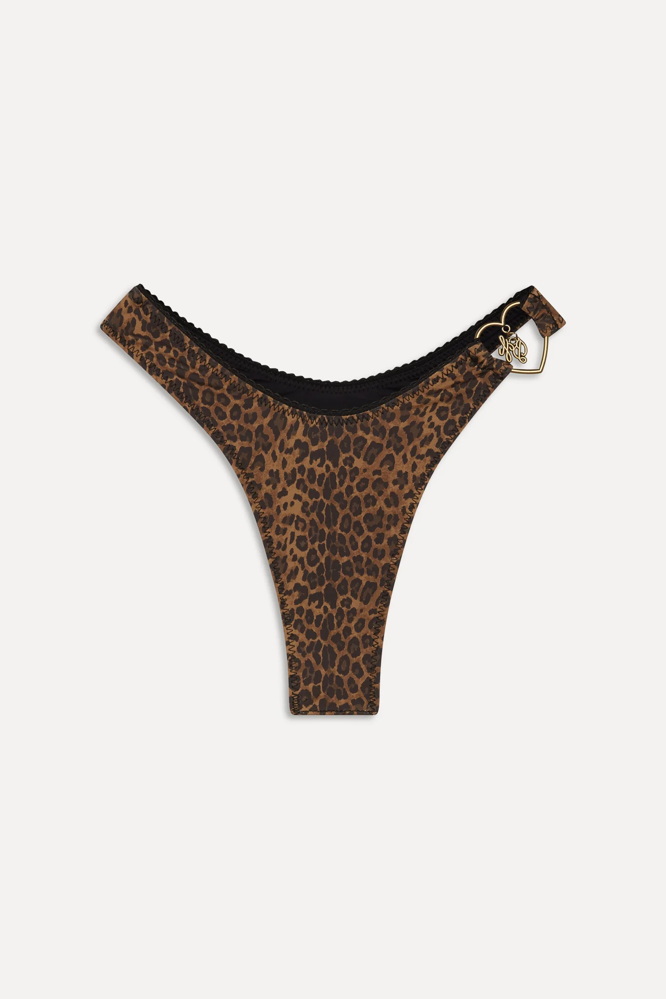 x BELLA HADID Full Moon Bikini Bottom - Lucky Leopard - Image 3