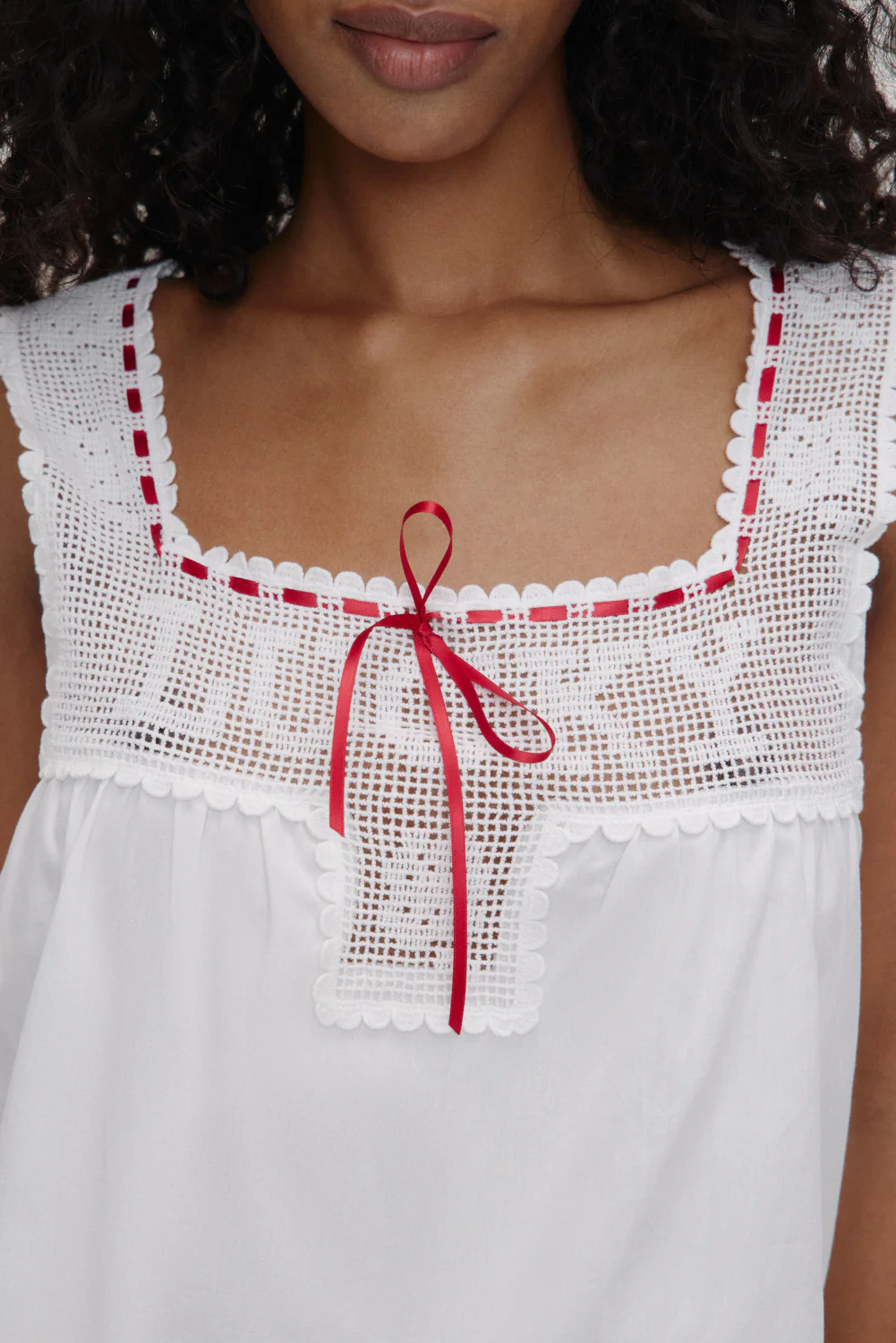 x BELLA HADID Heirloom Top - White - Image 6