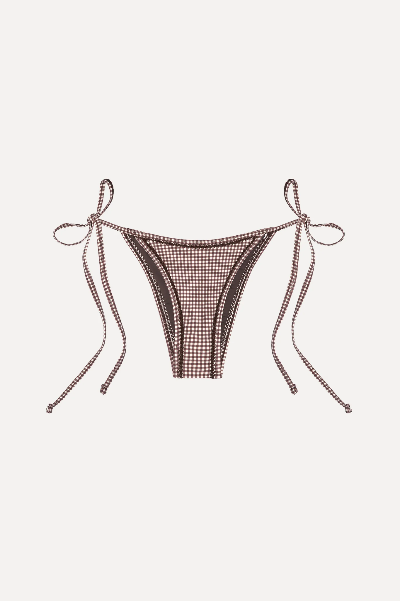 x BELLA HADID Mackenzie String Bikini Bottom - Dream Gingham - Image 3
