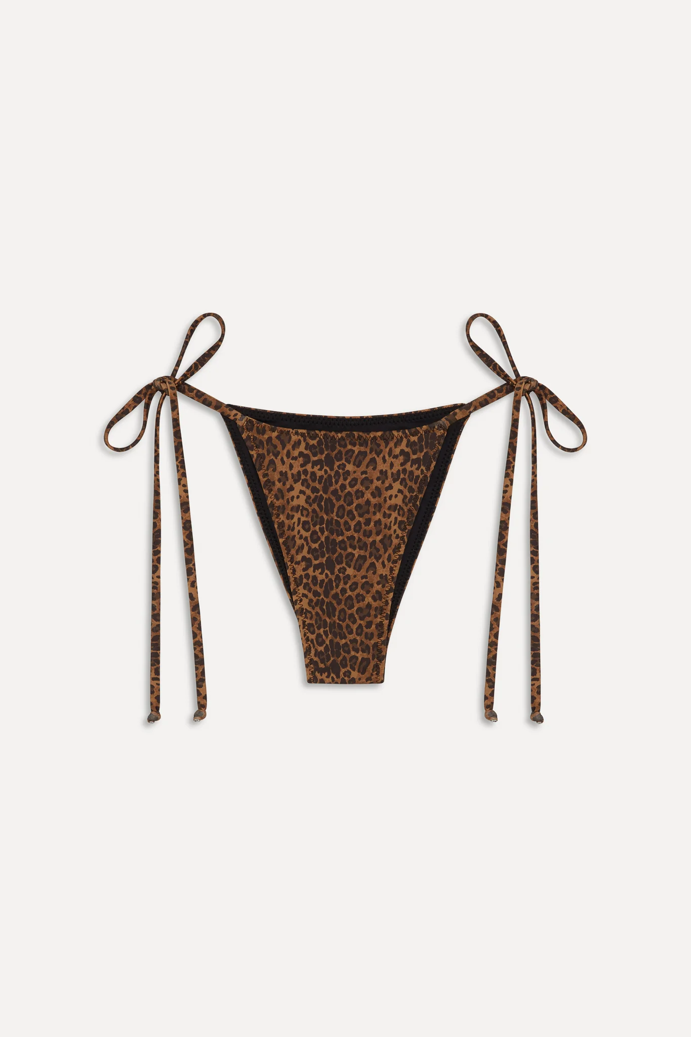 x BELLA HADID Mackenzie String Bikini Bottom - Lucky Leopard - Image 3