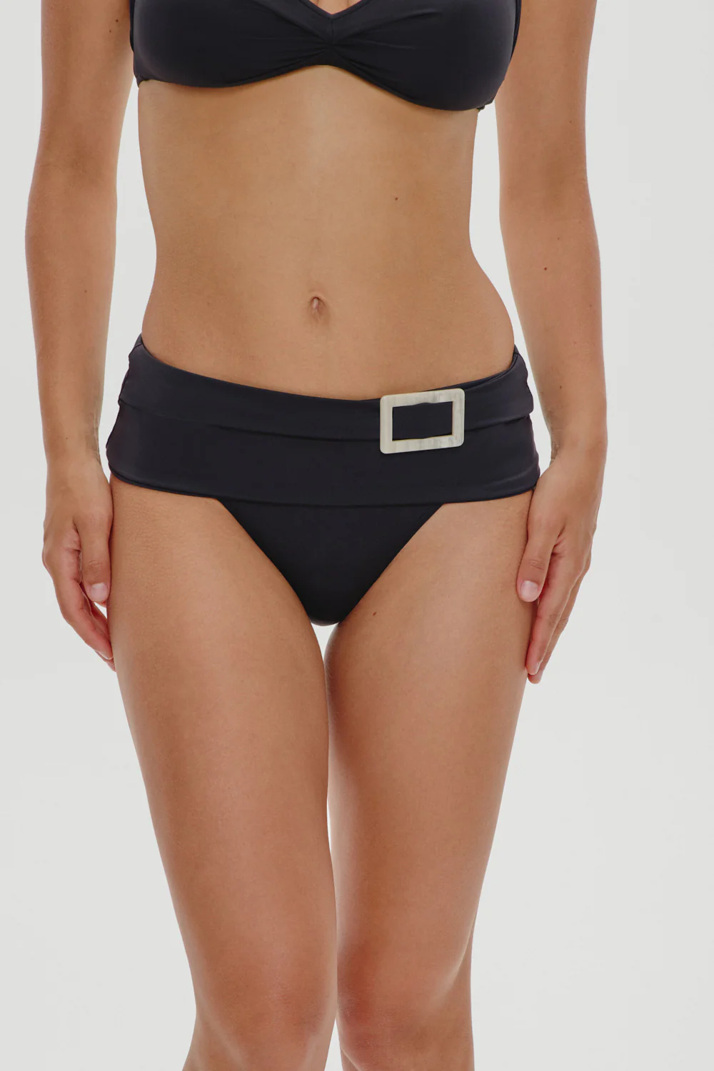 x BELLA HADID Maverick Micro Swim Skirt - Black - Image 2