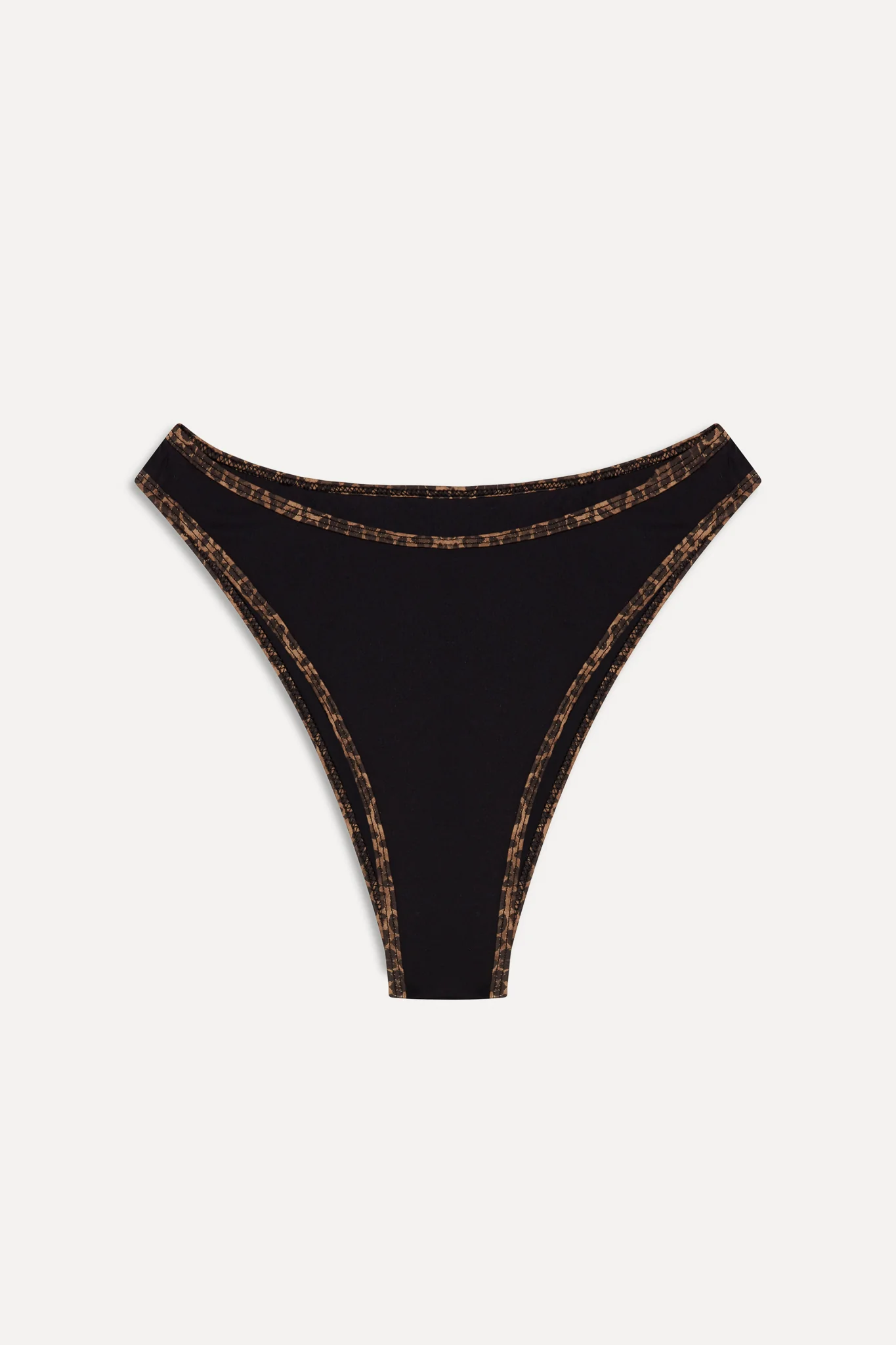 x BELLA HADID Presley High Waisted Bikini Bottom - Lucky Leopard - Image 3