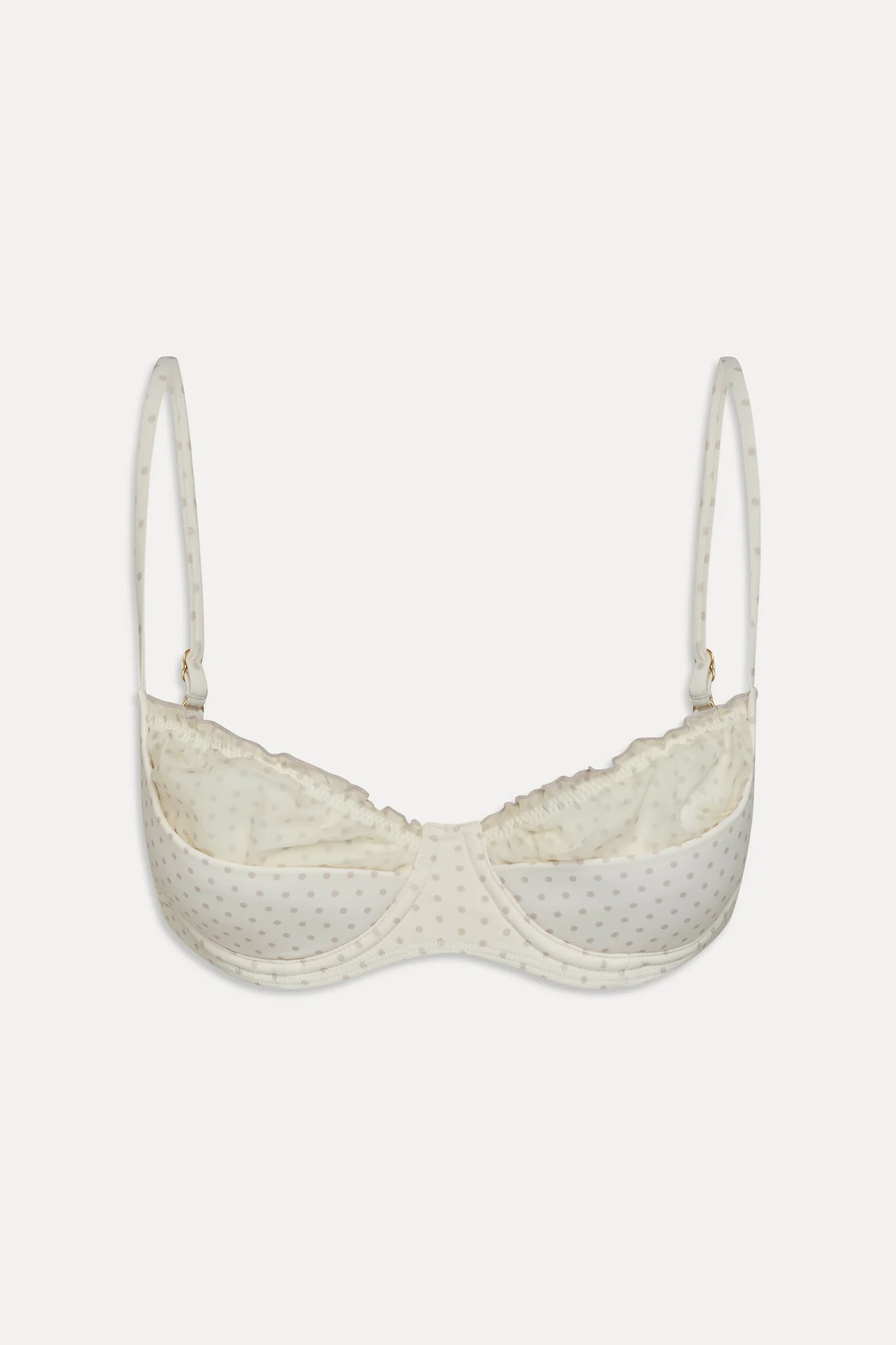 x Khy Austin Underwire Bikini Top - Pearl Dot - Image 3