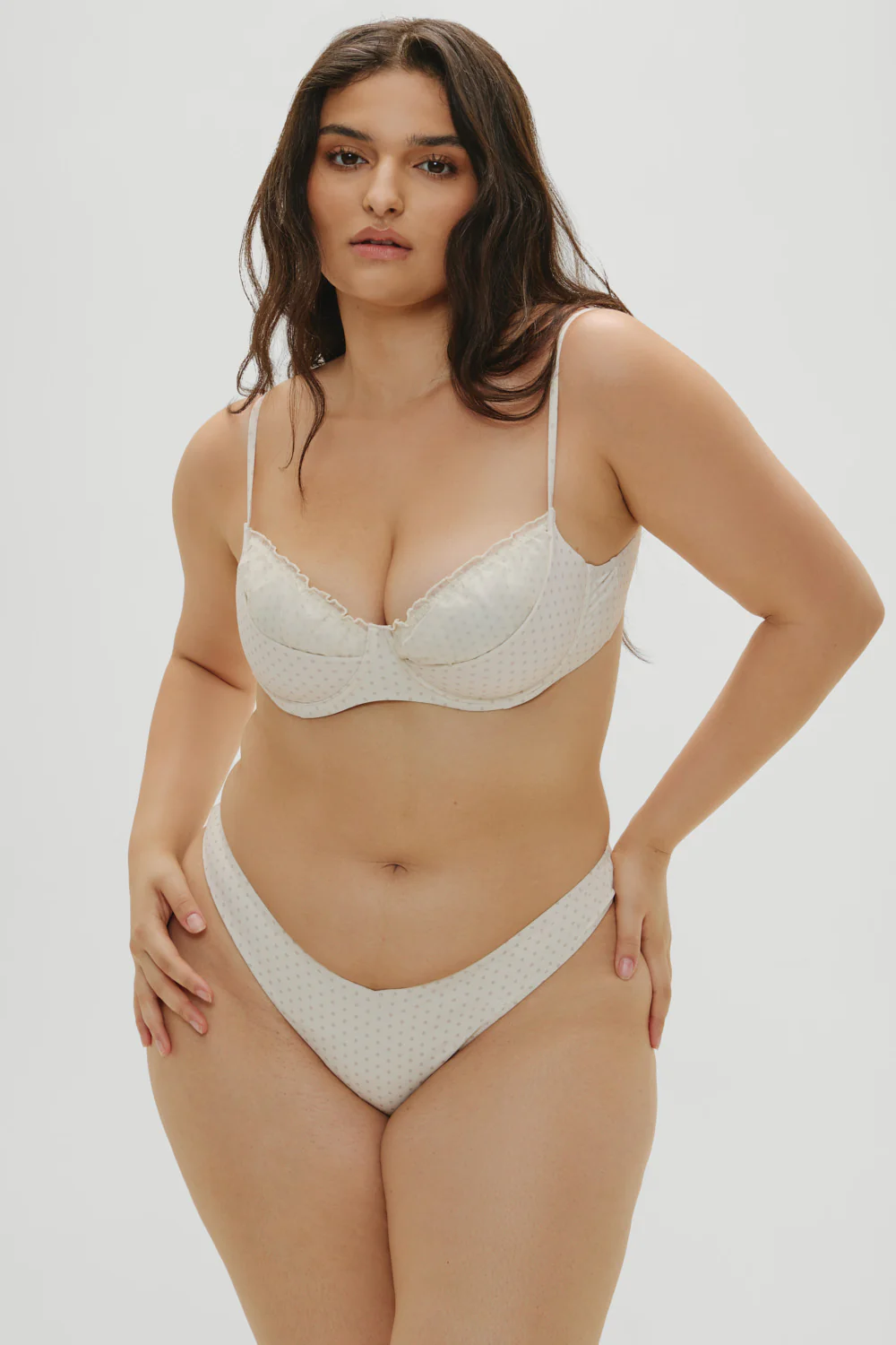 x Khy Austin Underwire Bikini Top - Pearl Dot - Image 7