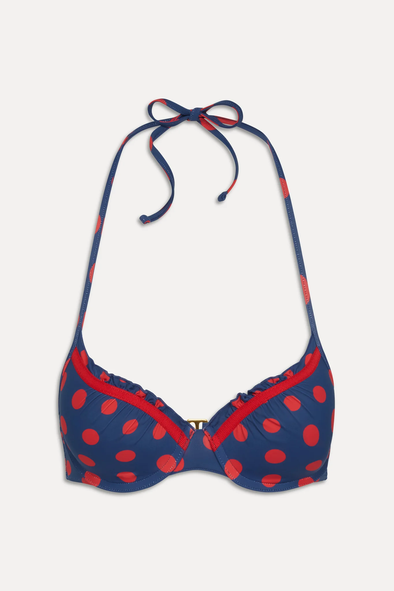 x Khy Dolce Push Up Bikini Top - Strawberry Dot - Image 3
