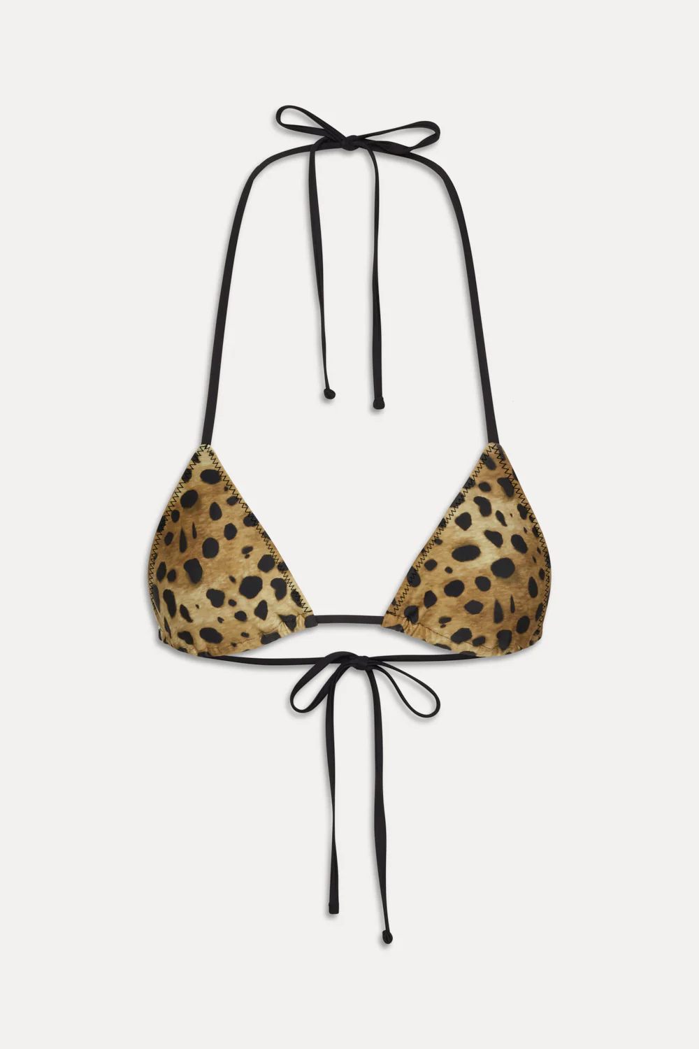 x Khy Nick Triangle Bikini Top - Lacey Leopard - Image 3